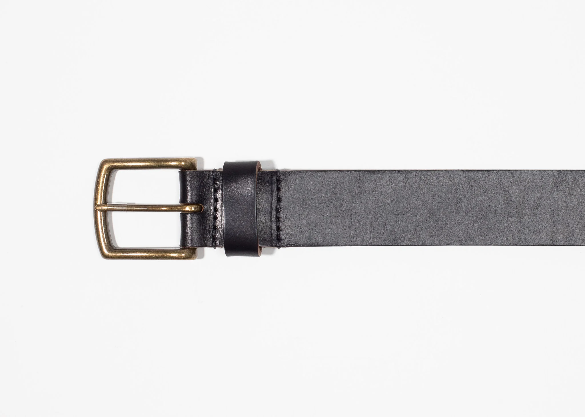 Black Chromexcel Leather Belt - Image 4