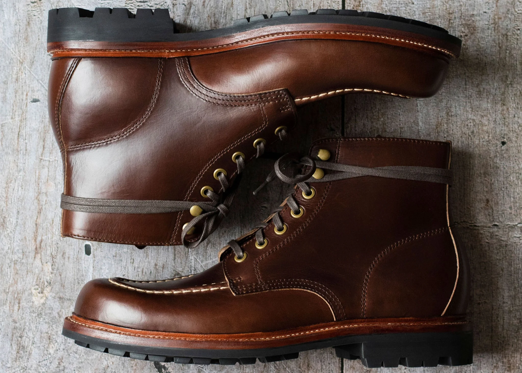 Brass Boot Crimson Chromexcel - Image 5