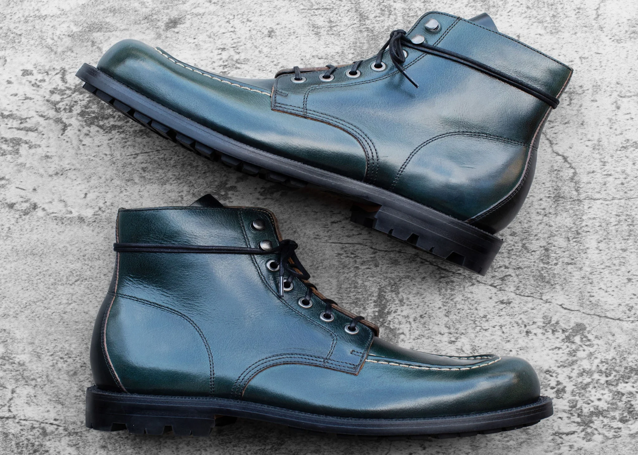 Brass Boot Navy Chromexcel - Image 6