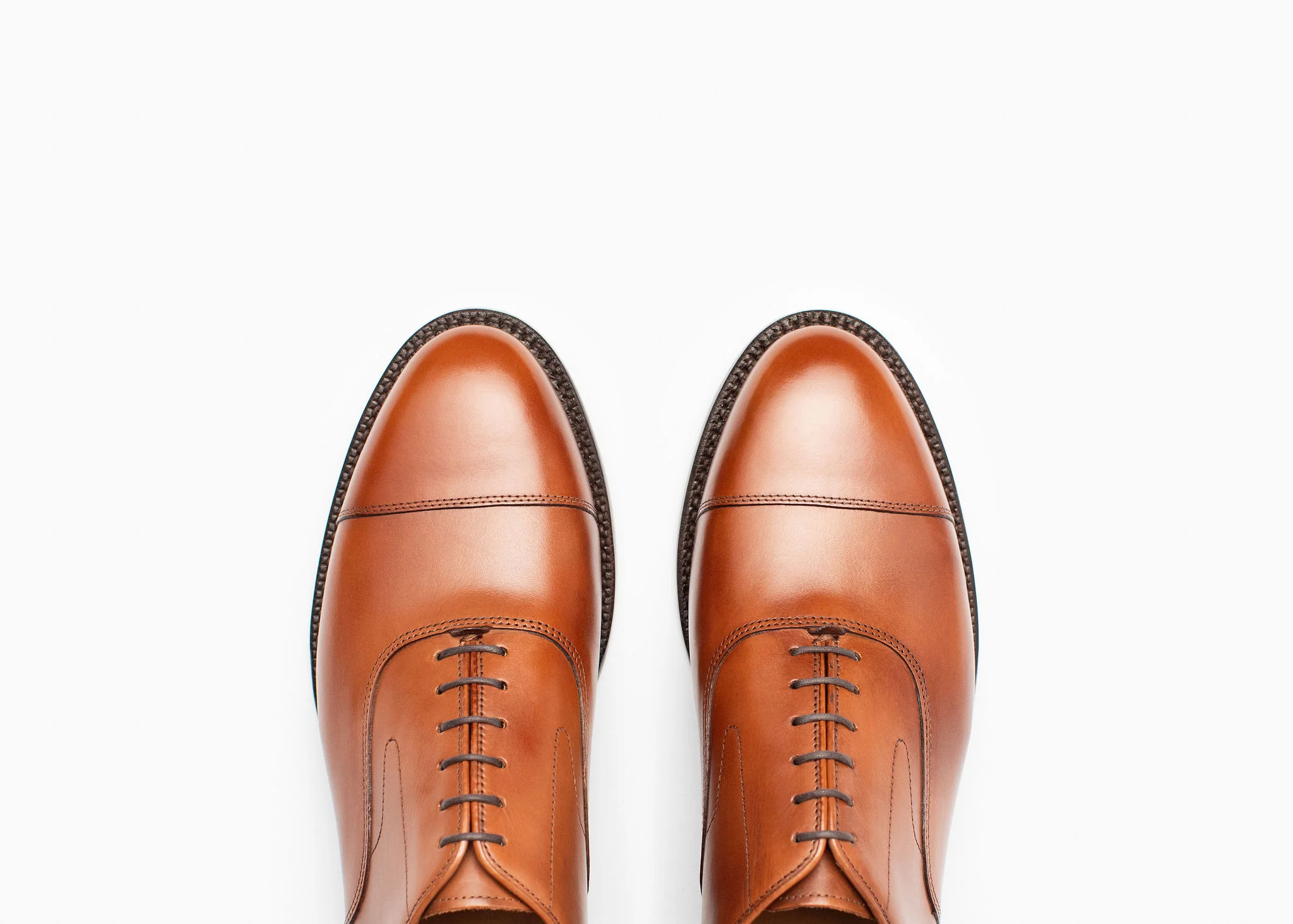 Cap Toe Oxford - Chestnut Calf - Image 4