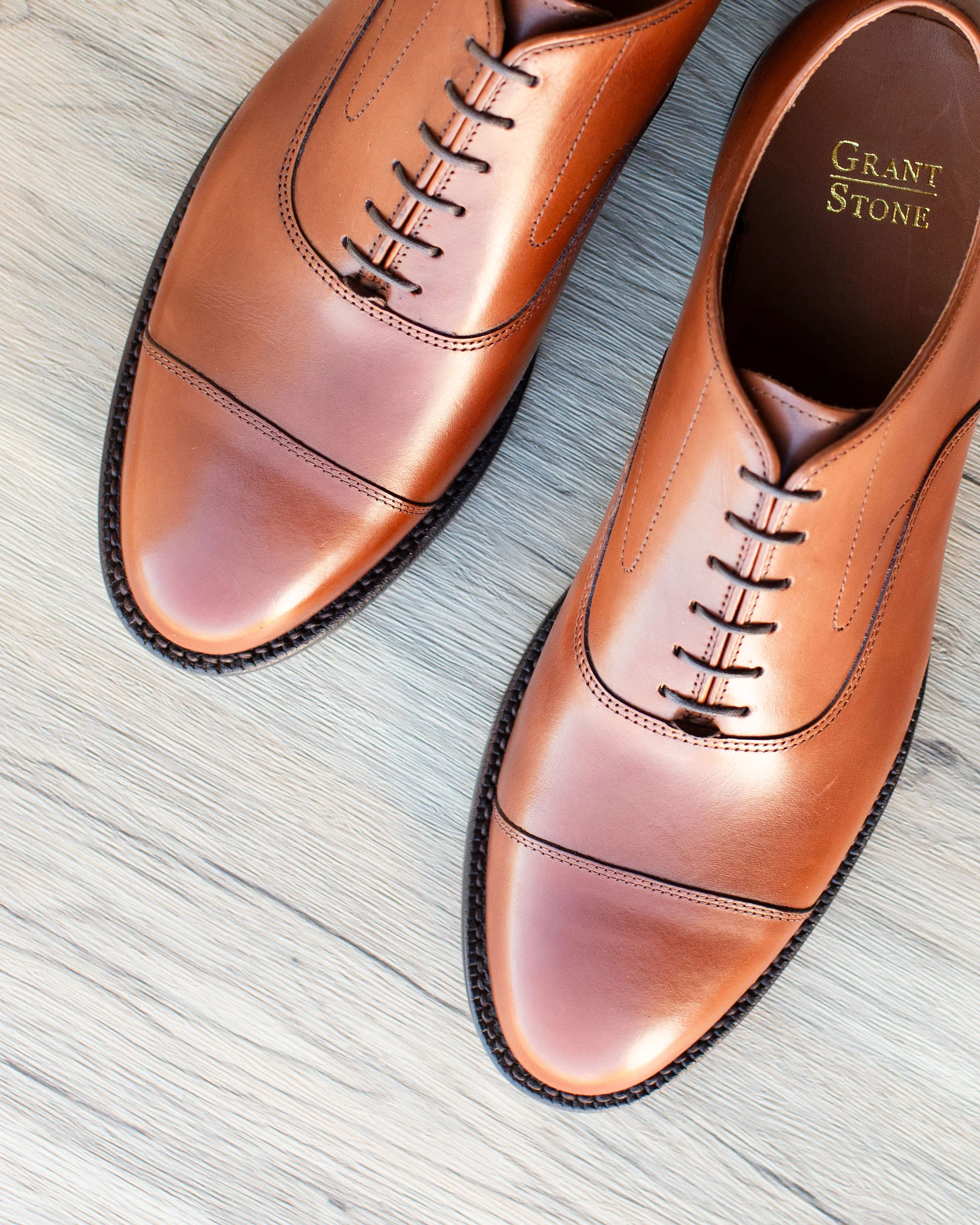 Cap Toe Oxford - Chestnut Calf - Image 6