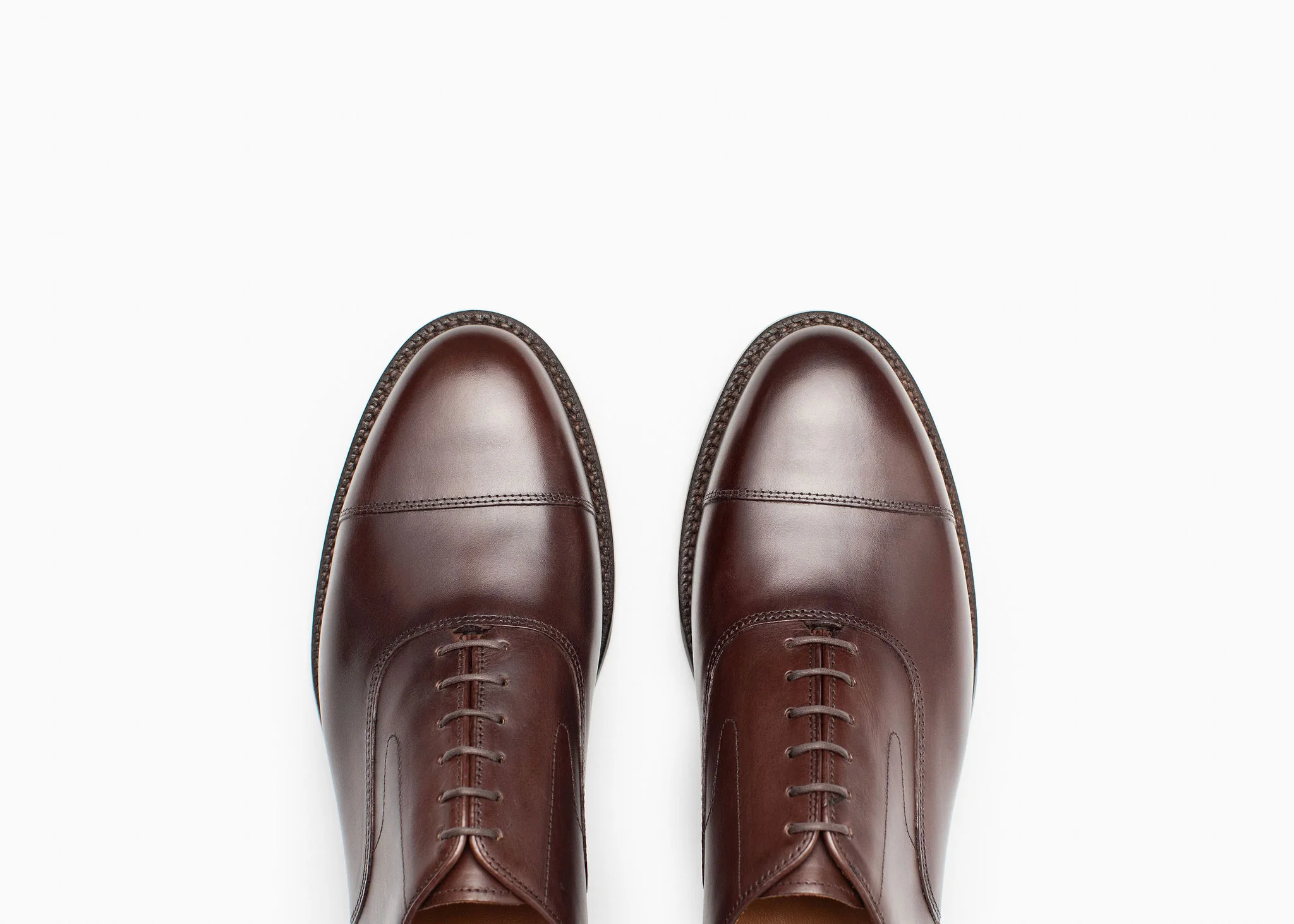 Cap Toe Oxford - Tobacco Calf - Image 4