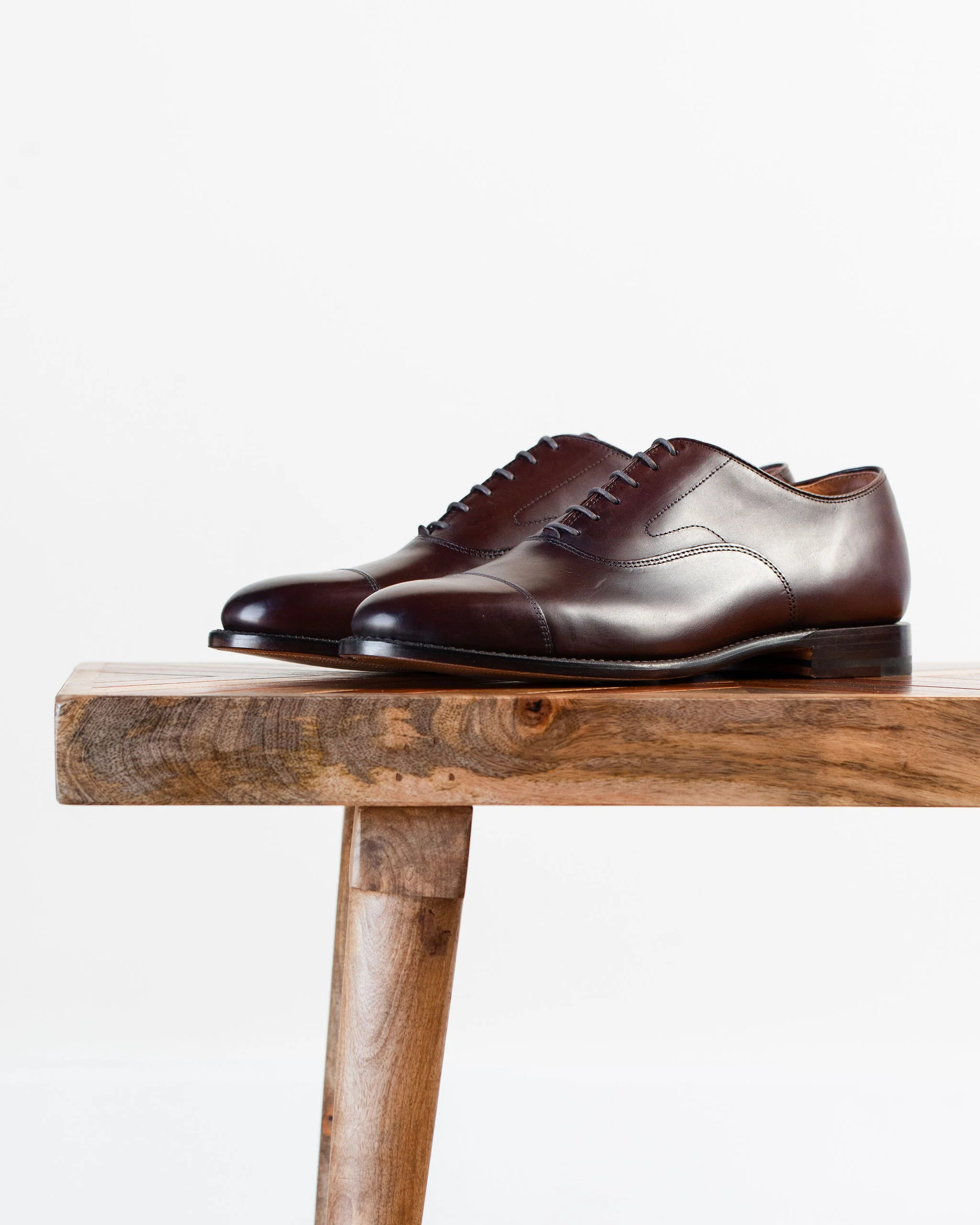 Cap Toe Oxford - Tobacco Calf - Image 6