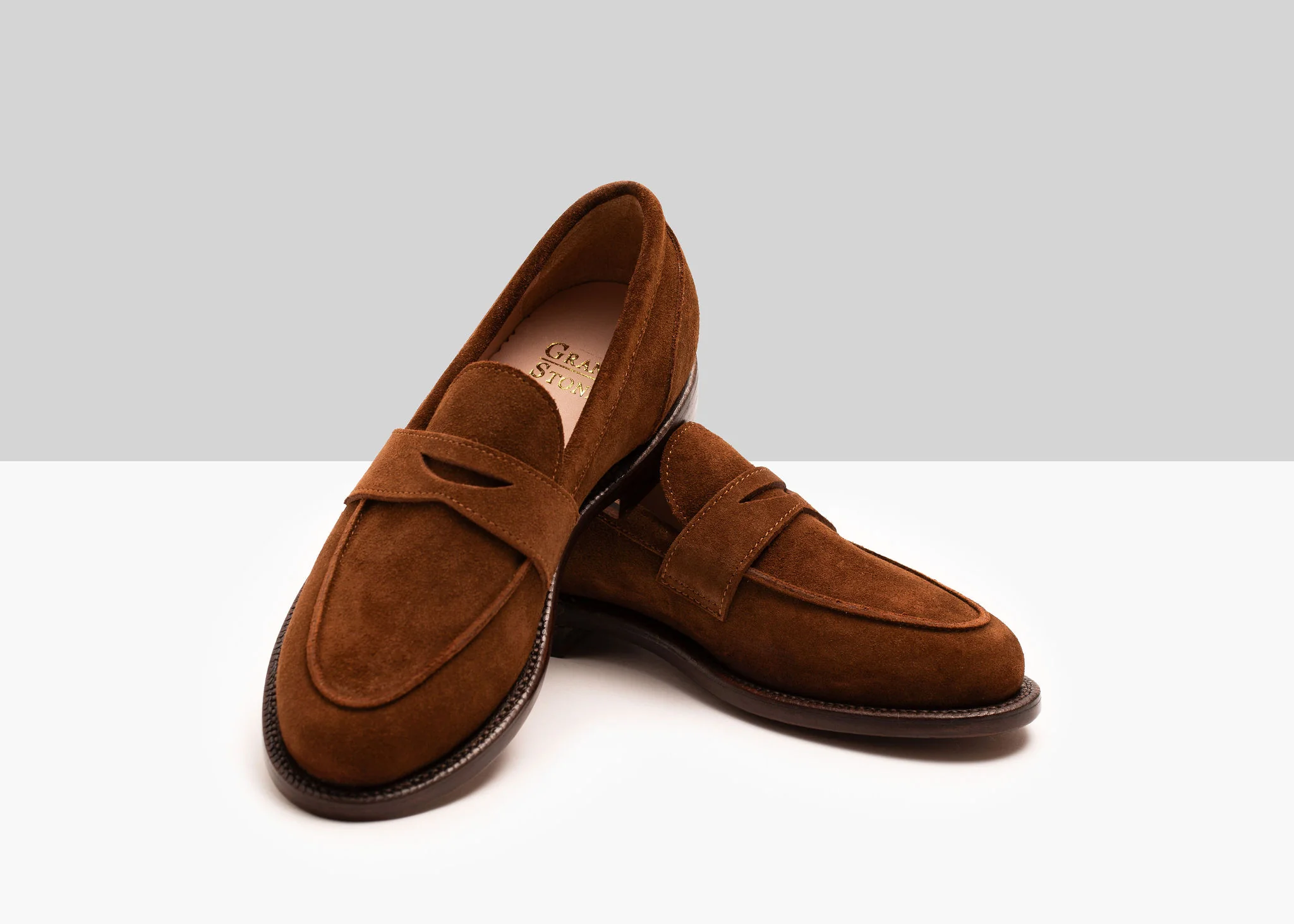 Clara Penny Loafer Bourbon Suede - Image 3