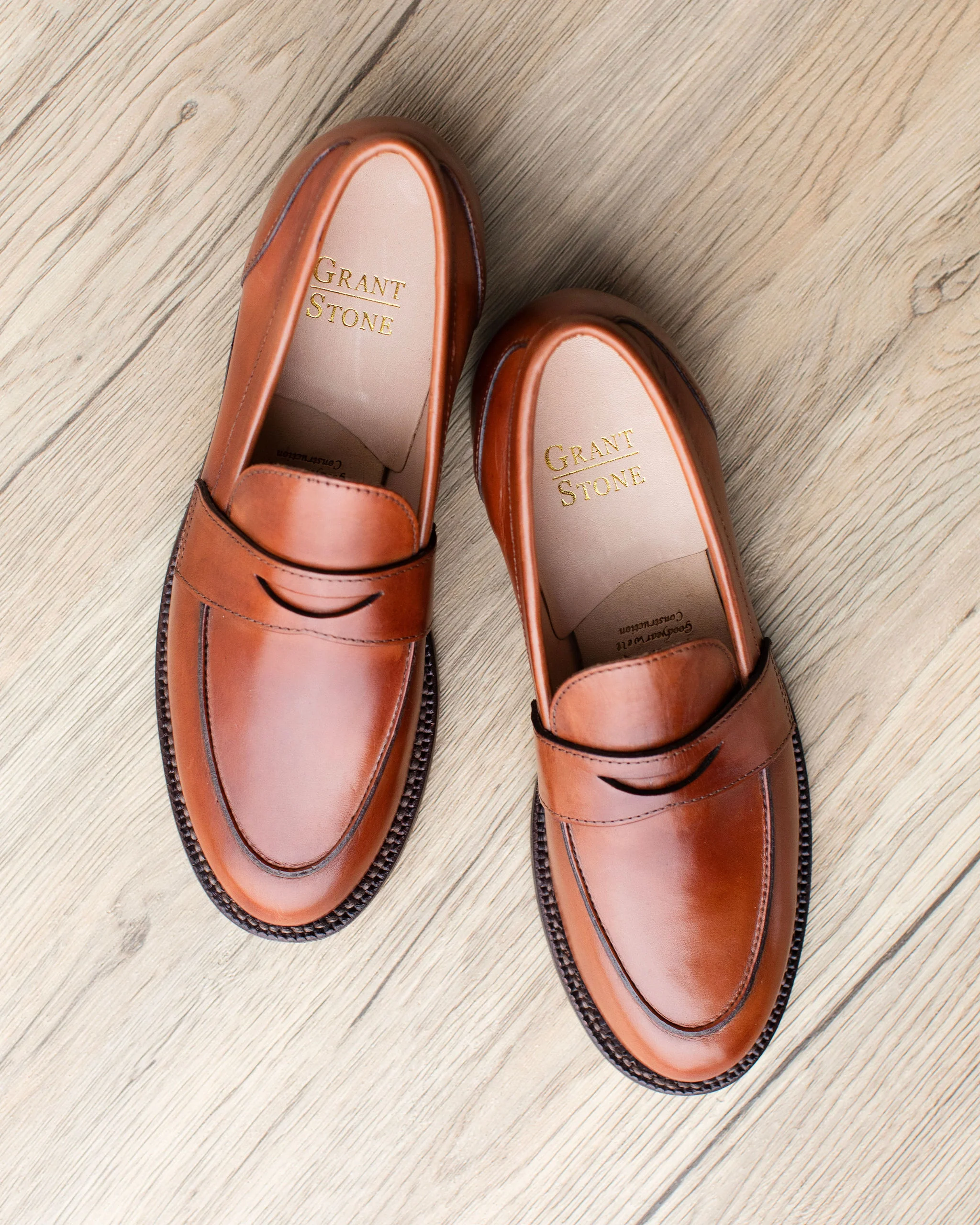 Clara Penny Loafer Chestnut Calf - Image 5