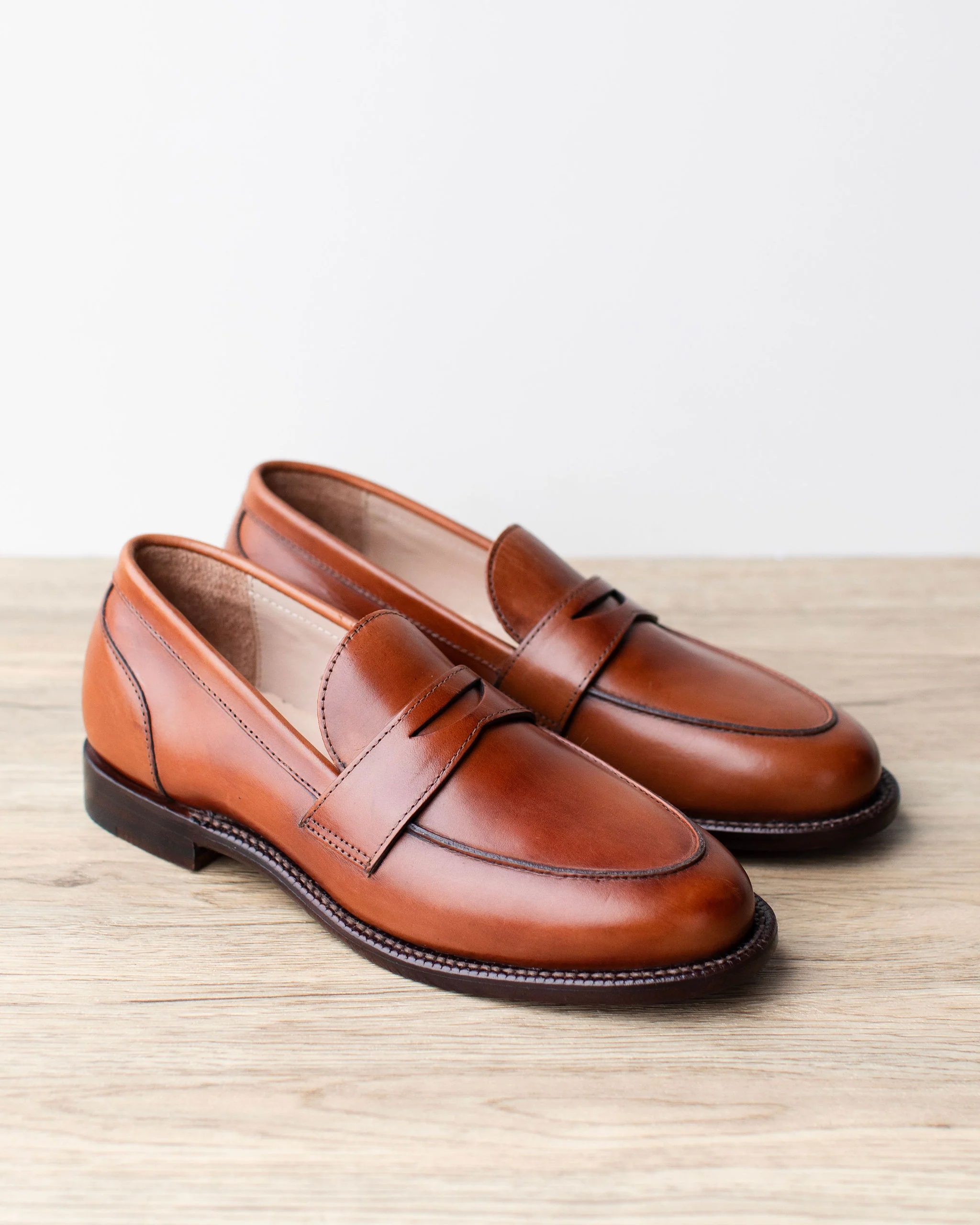 Clara Penny Loafer Chestnut Calf - Image 6