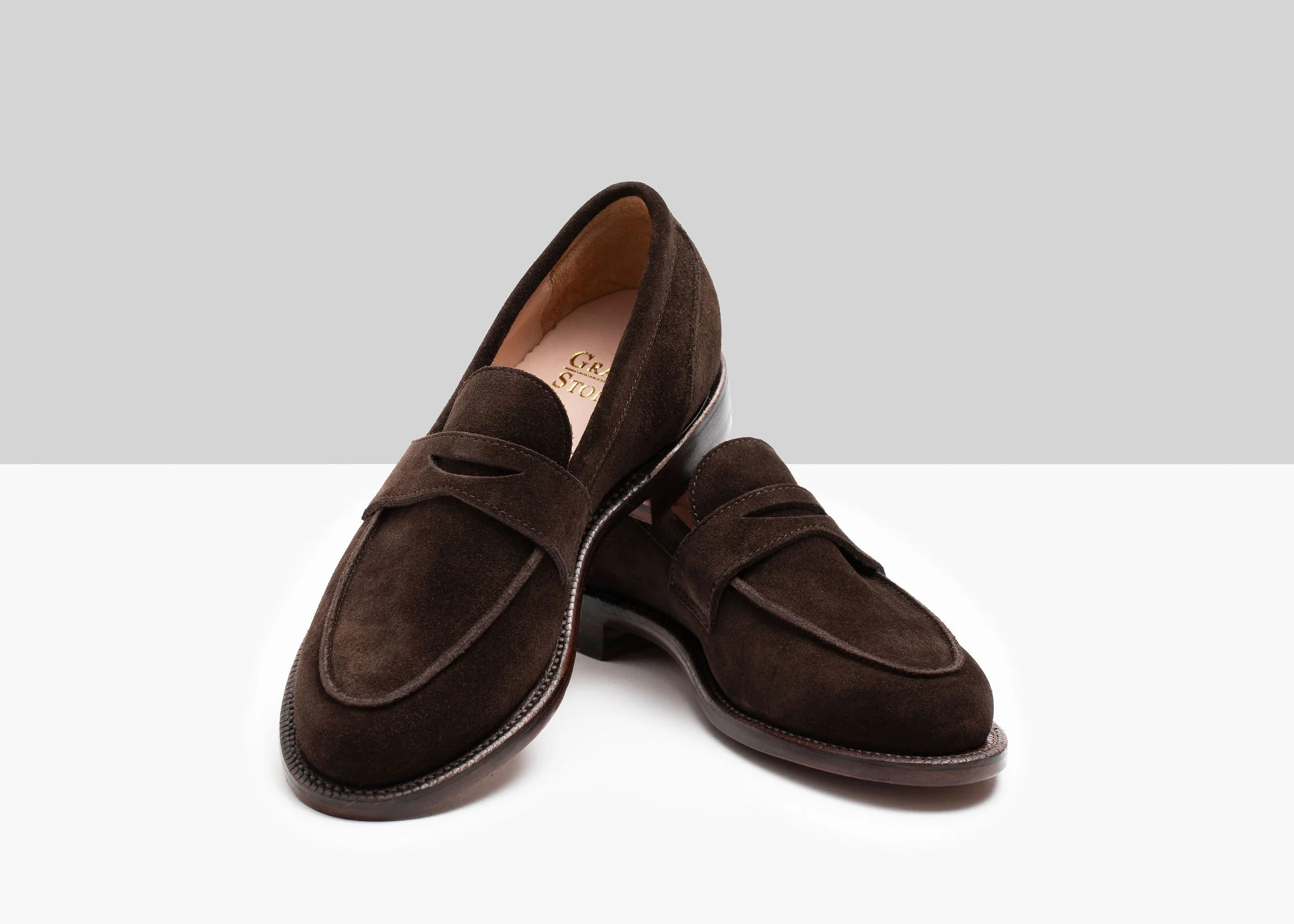 Clara Penny Loafer Espresso Suede - Image 3