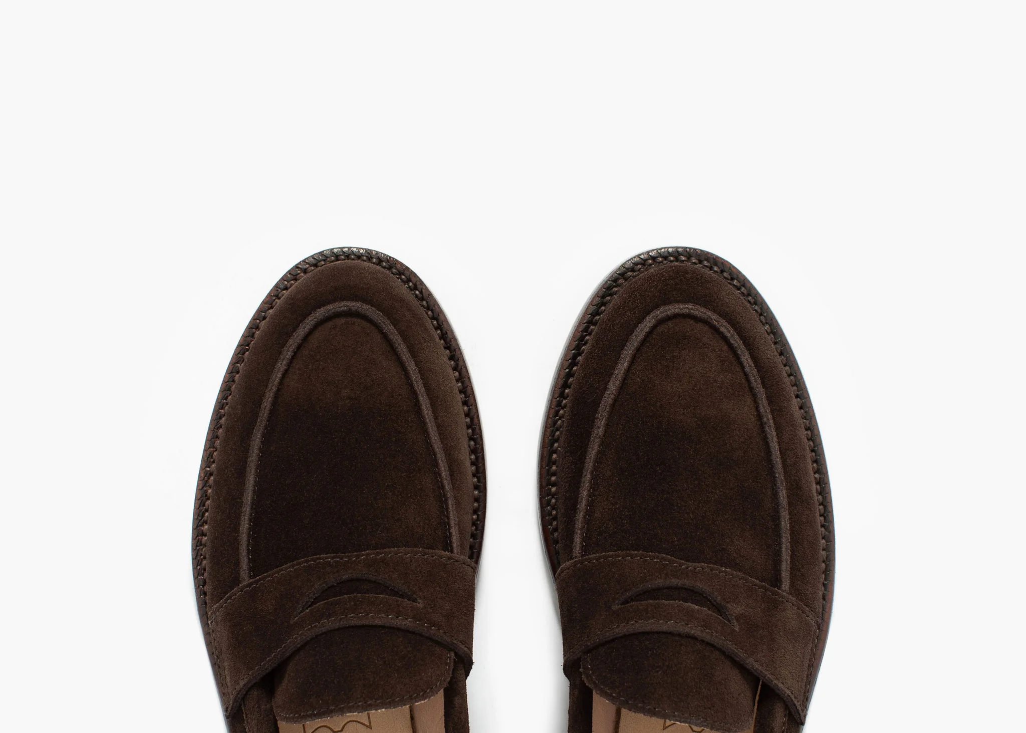 Clara Penny Loafer Espresso Suede - Image 4