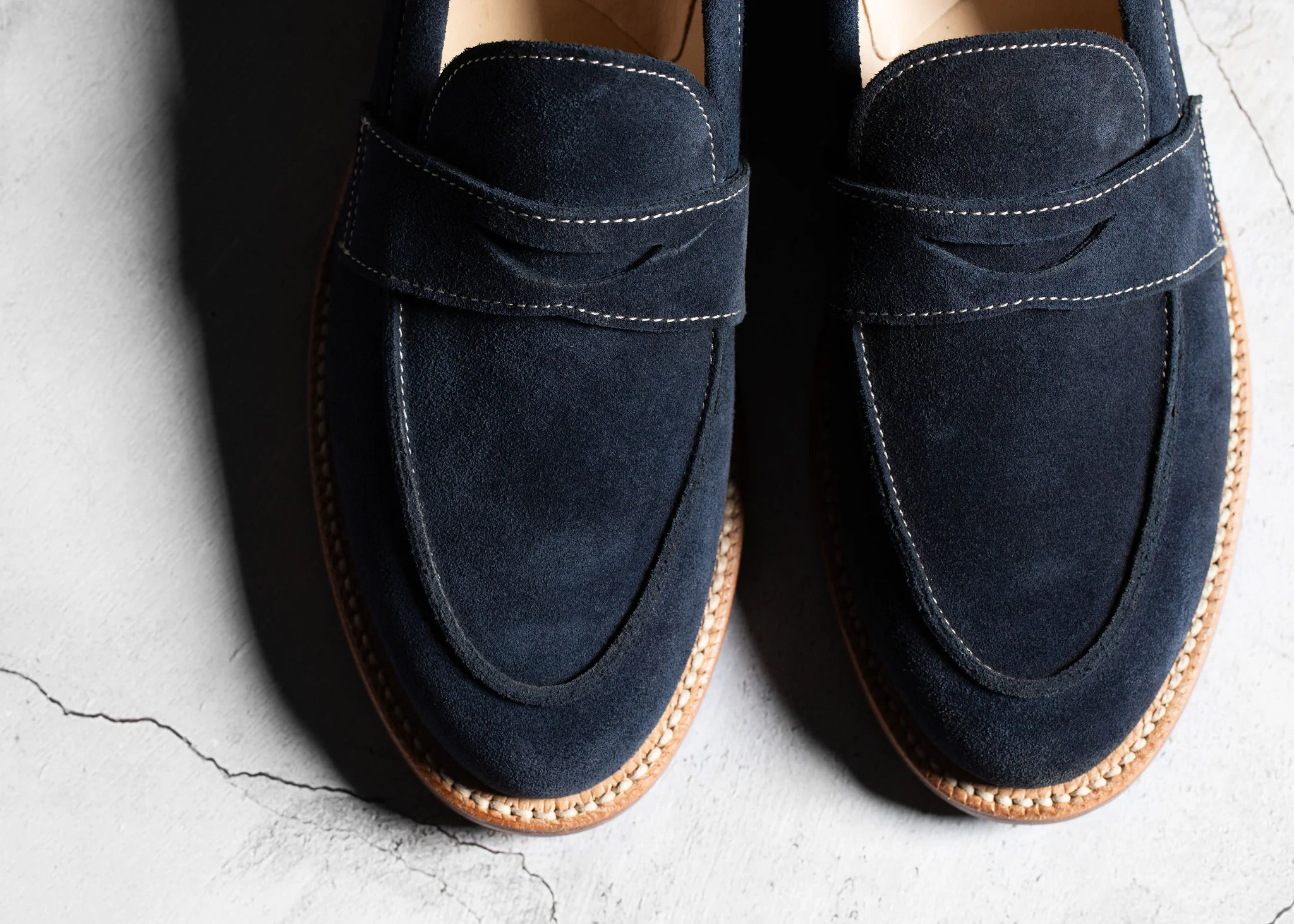 Clara Penny Loafer Midnight Suede - Image 3