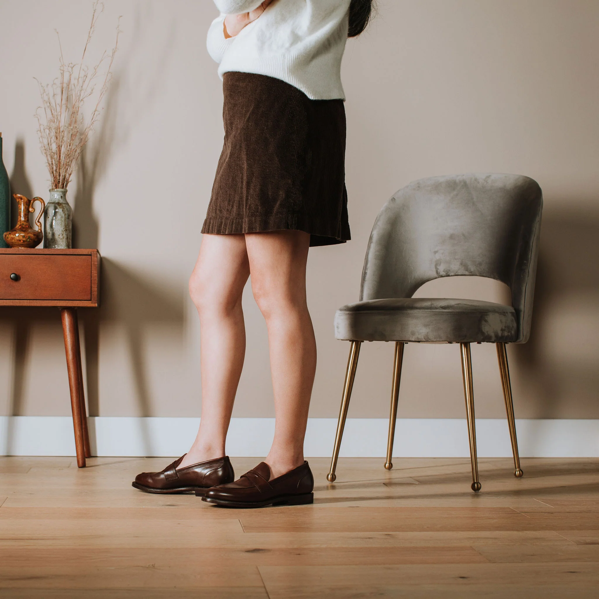 Clara Penny Loafer Tobacco Calf - Image 7
