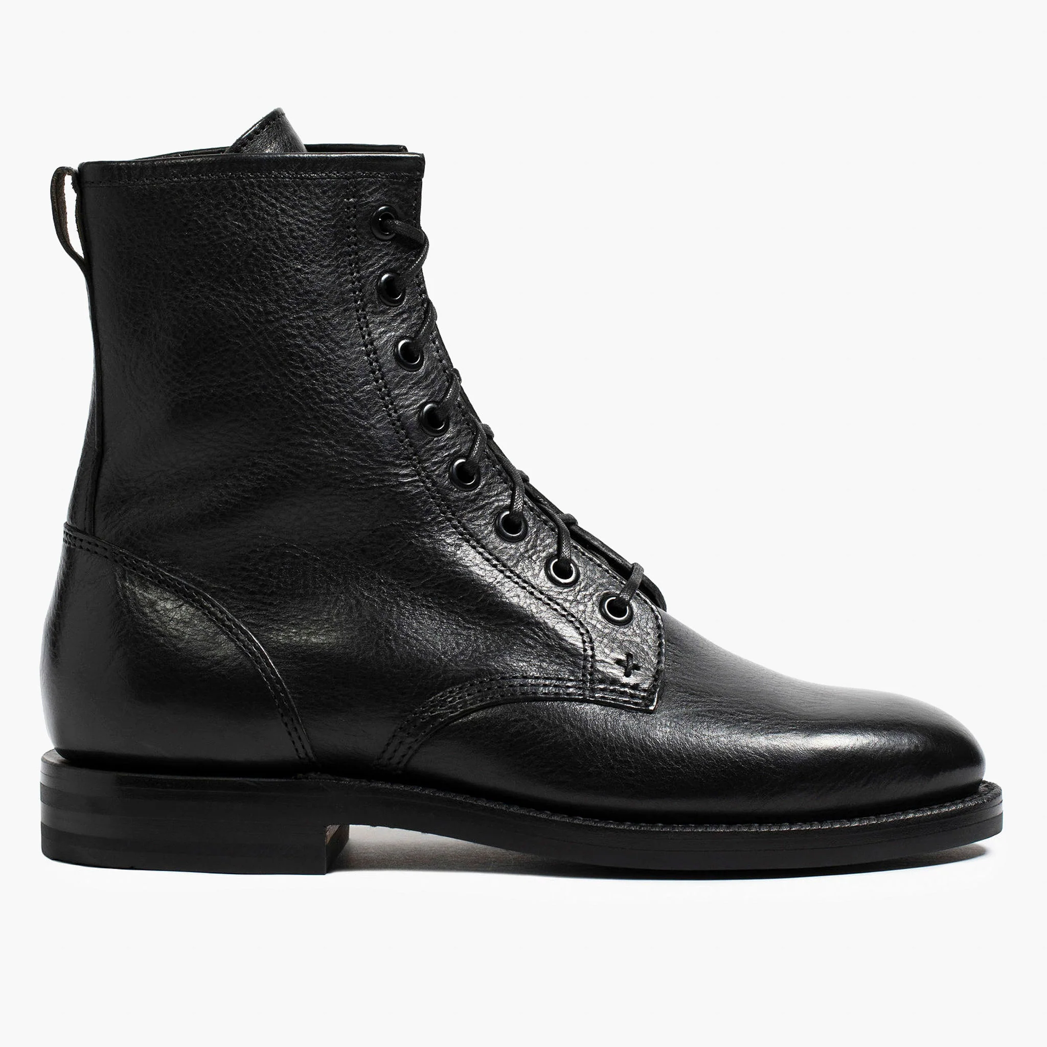 Combat Boot Nero Nappa