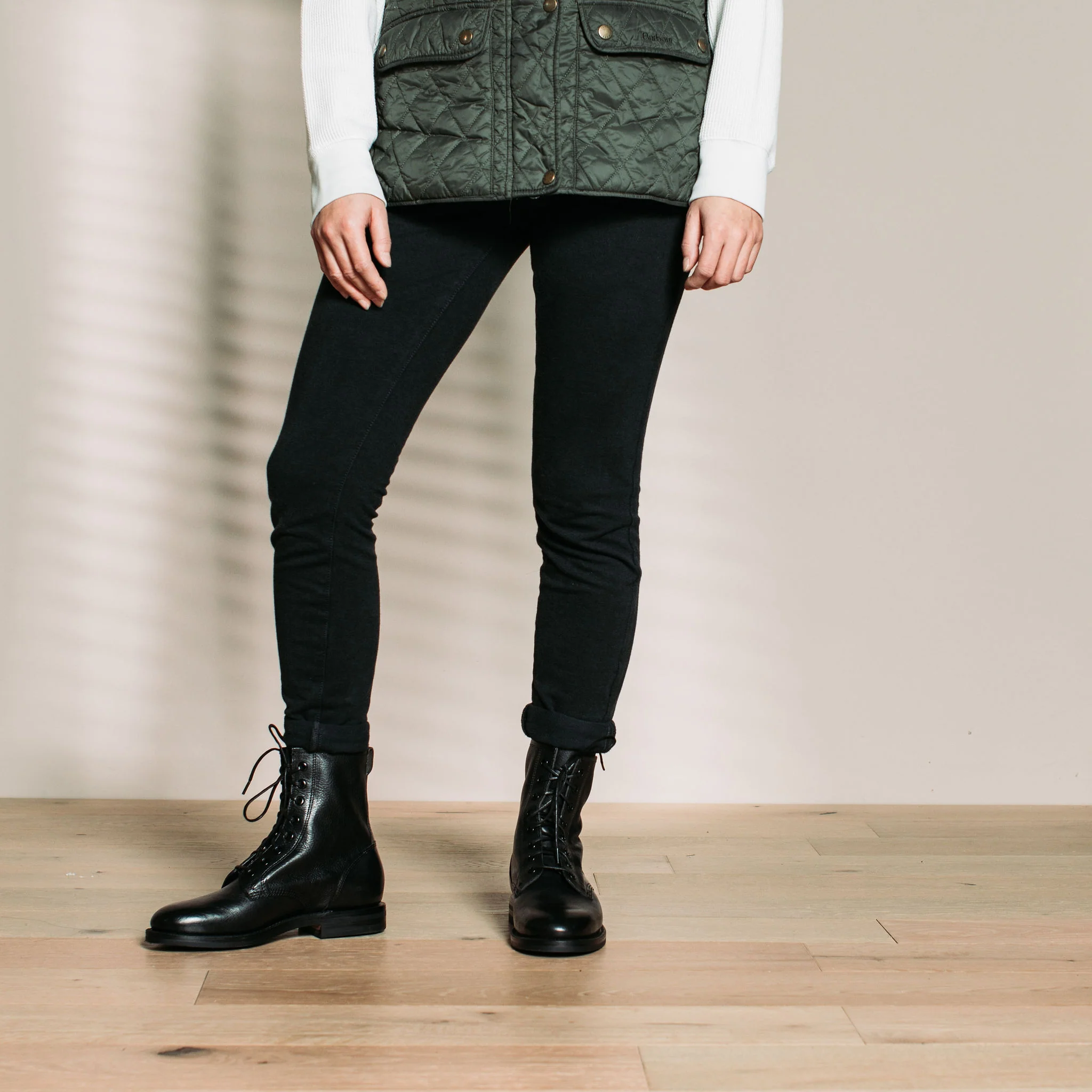 Combat Boot Nero Nappa - Image 5
