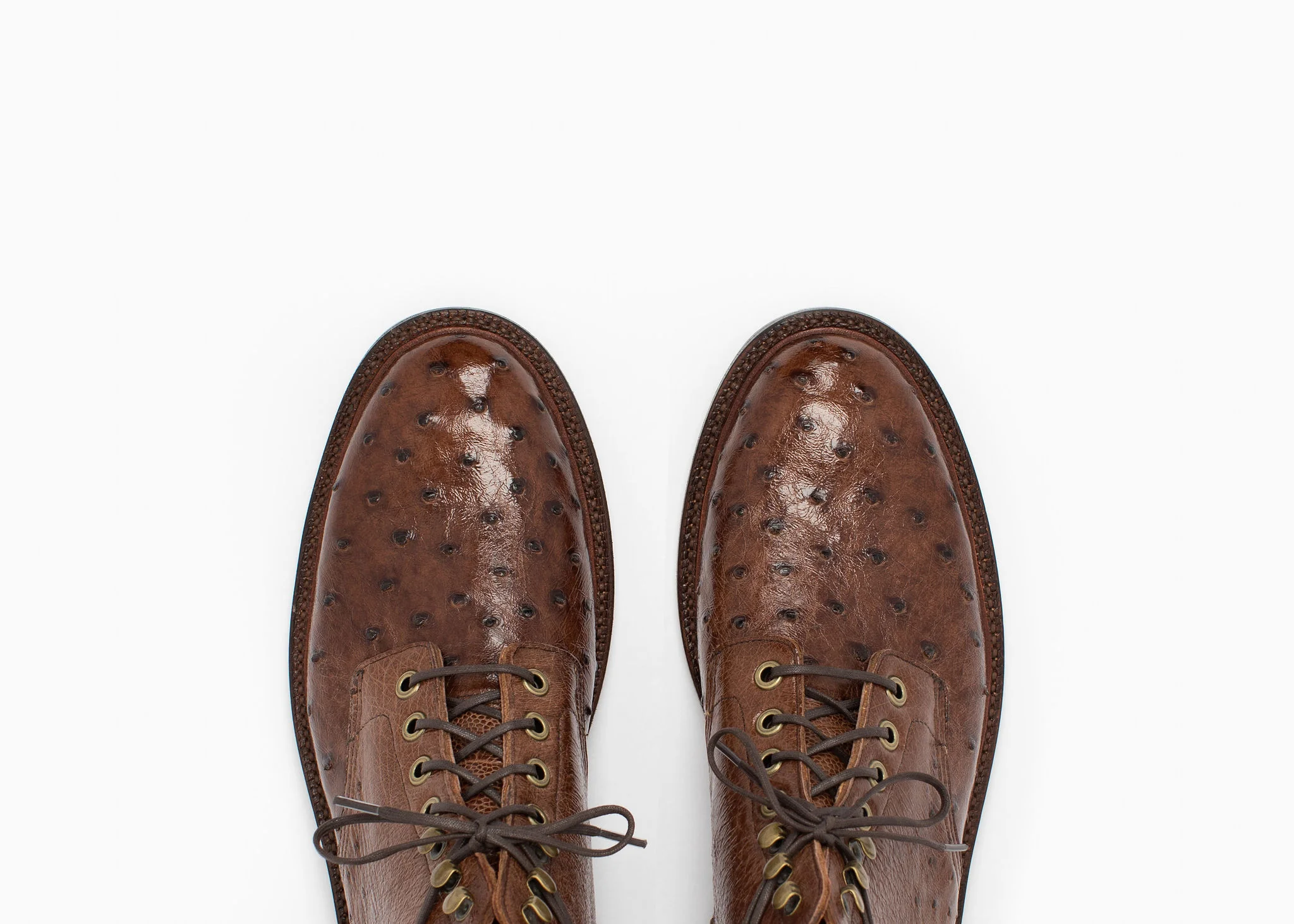 Diesel Boot Kango Tobacco Ostrich - Image 3
