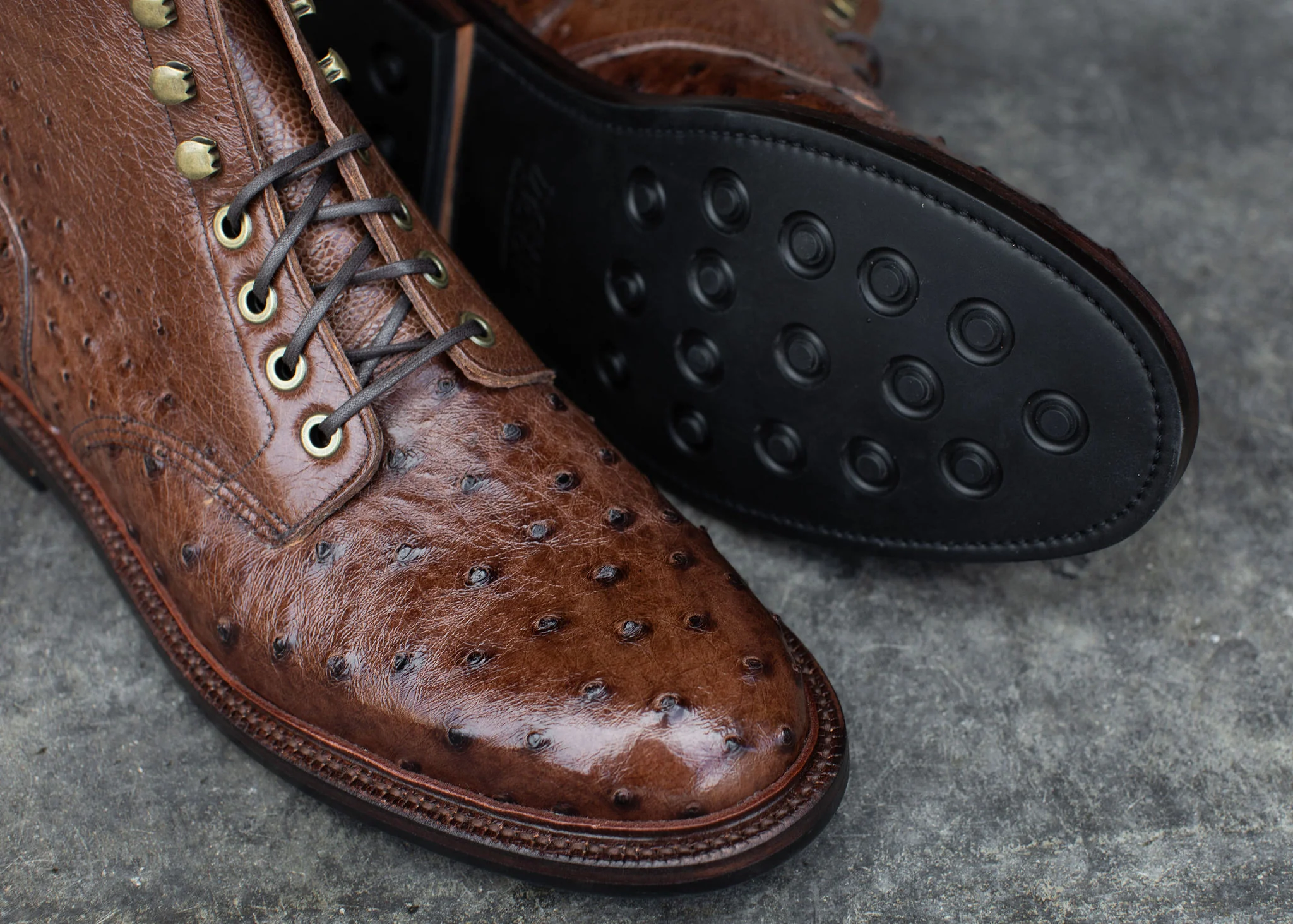 Diesel Boot Kango Tobacco Ostrich - Image 5