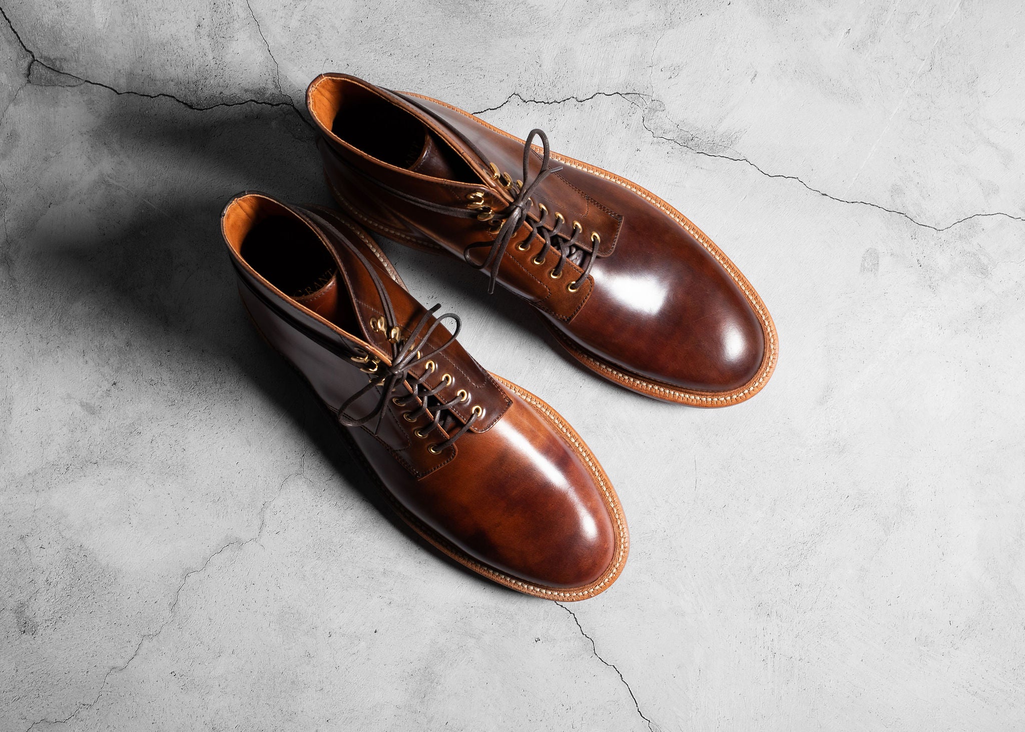 Edward Boot Marbled Color #8 Shell Cordovan - Image 3