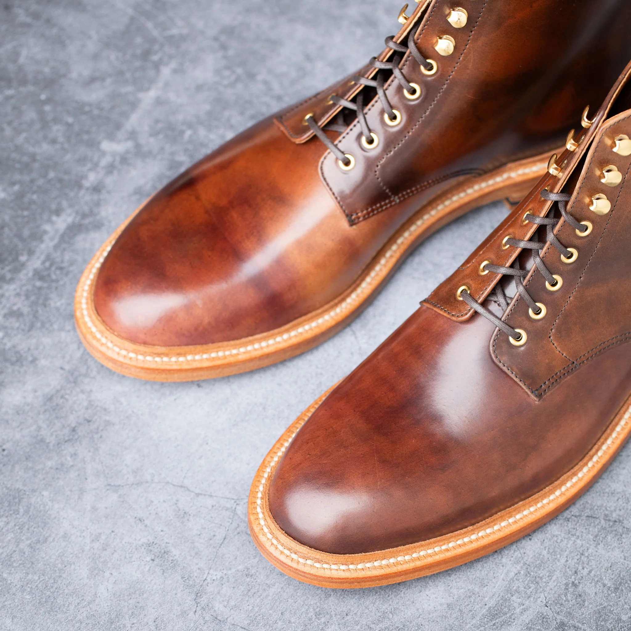 Edward Boot Marbled Color #8 Shell Cordovan - Image 5