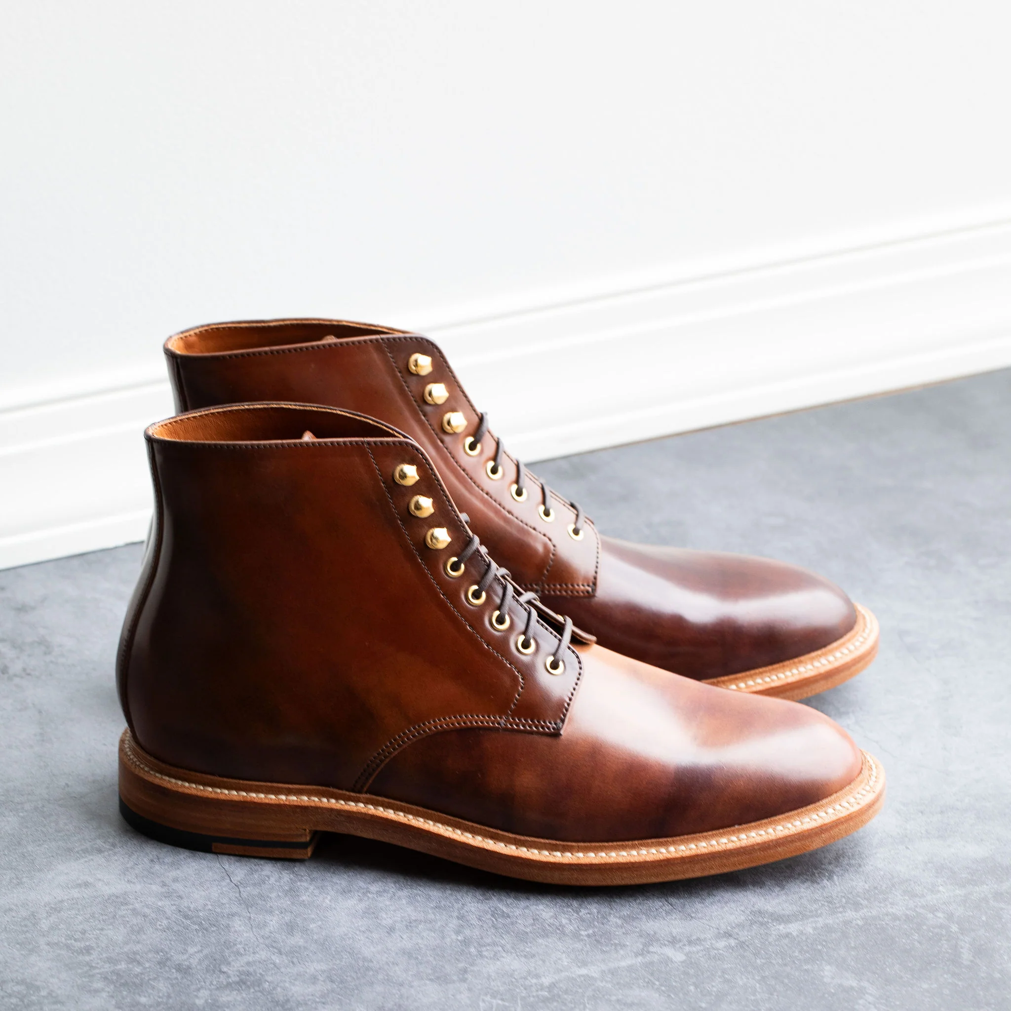 Edward Boot Marbled Color #8 Shell Cordovan - Image 6
