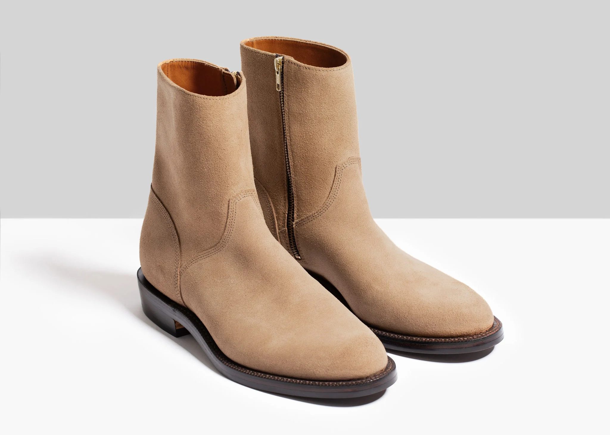 Elias Side-Zip Natural Roughout Chromexcel - Image 4