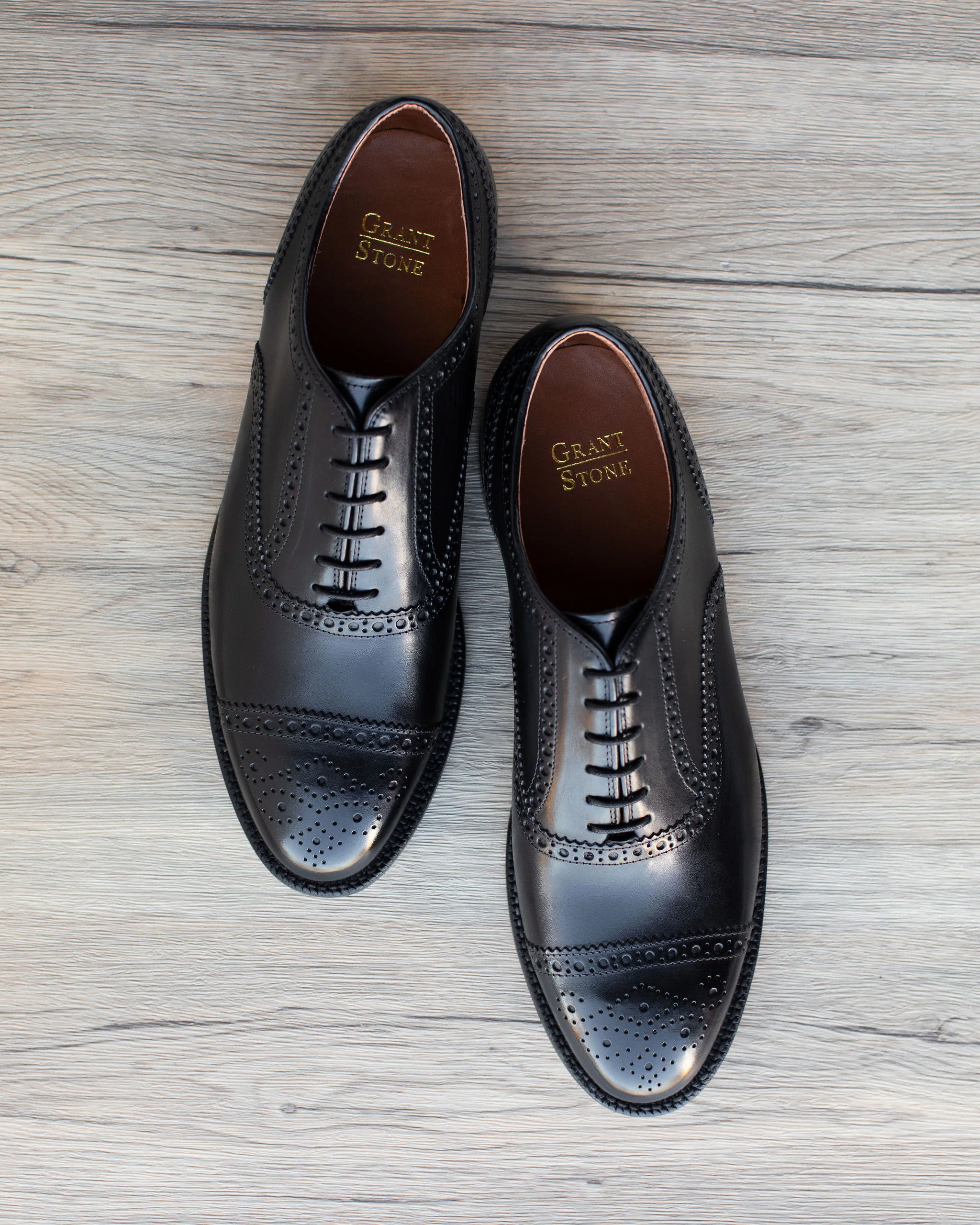 Fairfield Oxford - Black Calf - Image 5
