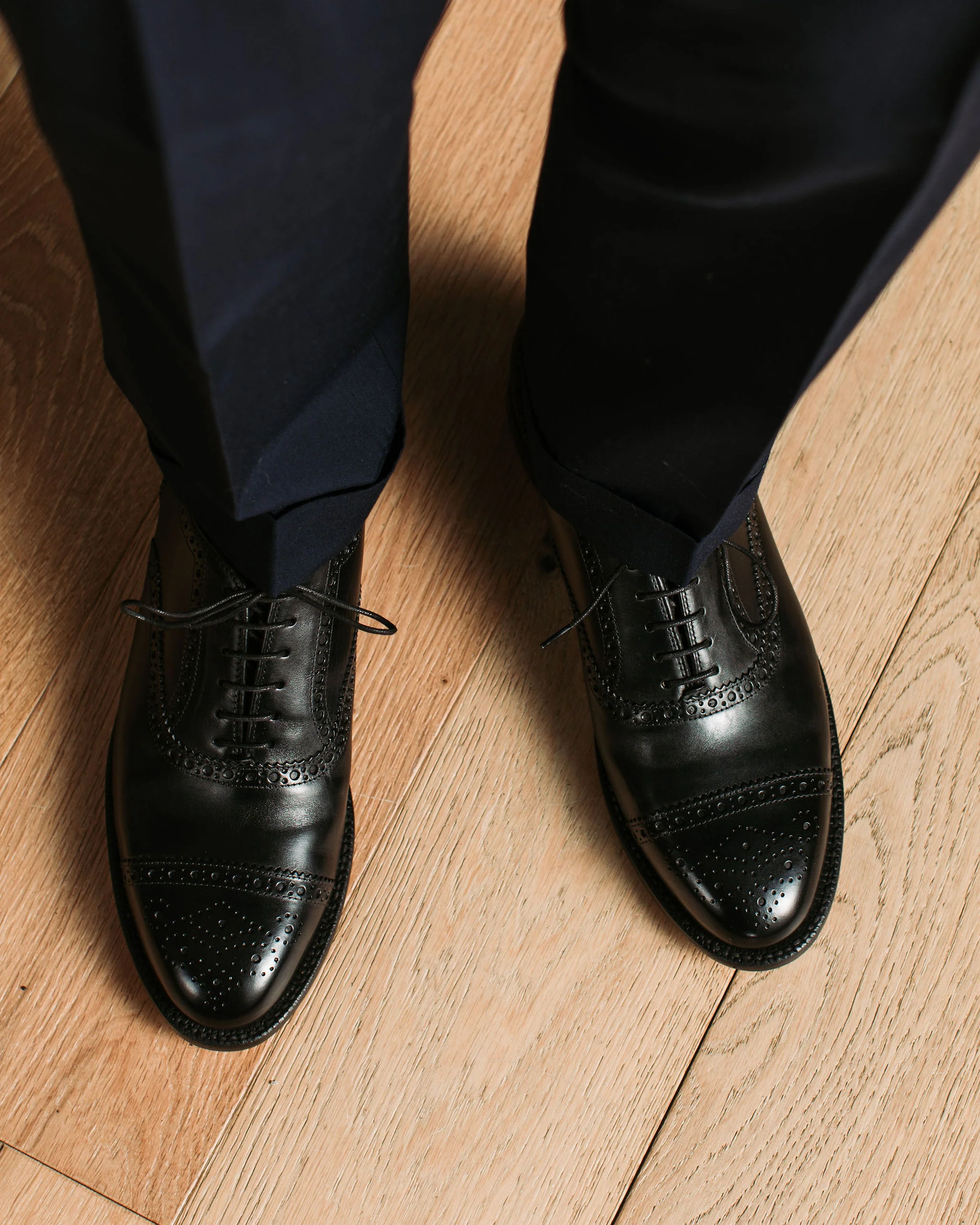 Fairfield Oxford - Black Calf - Image 7