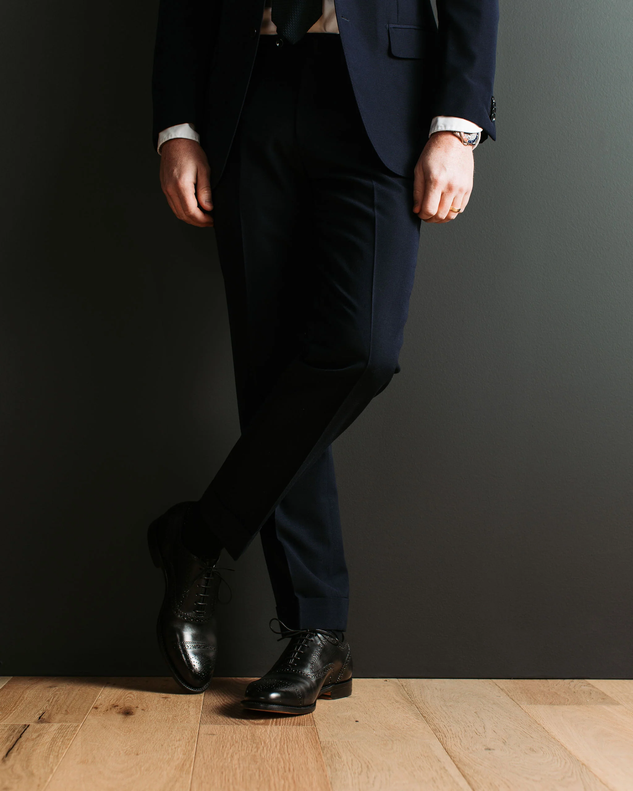 Fairfield Oxford - Black Calf - Image 8