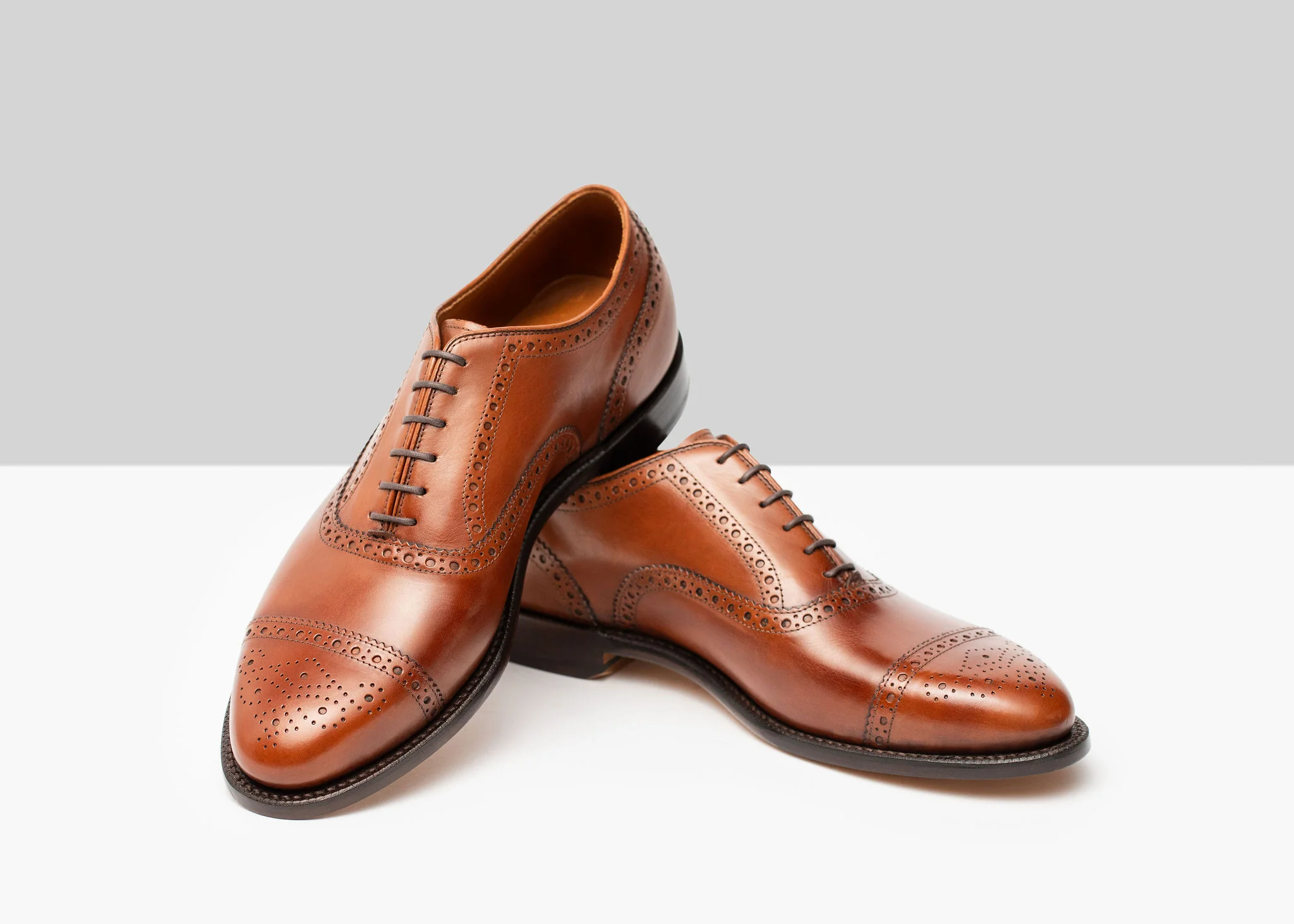 Fairfield Oxford - Chestnut Calf - Image 3