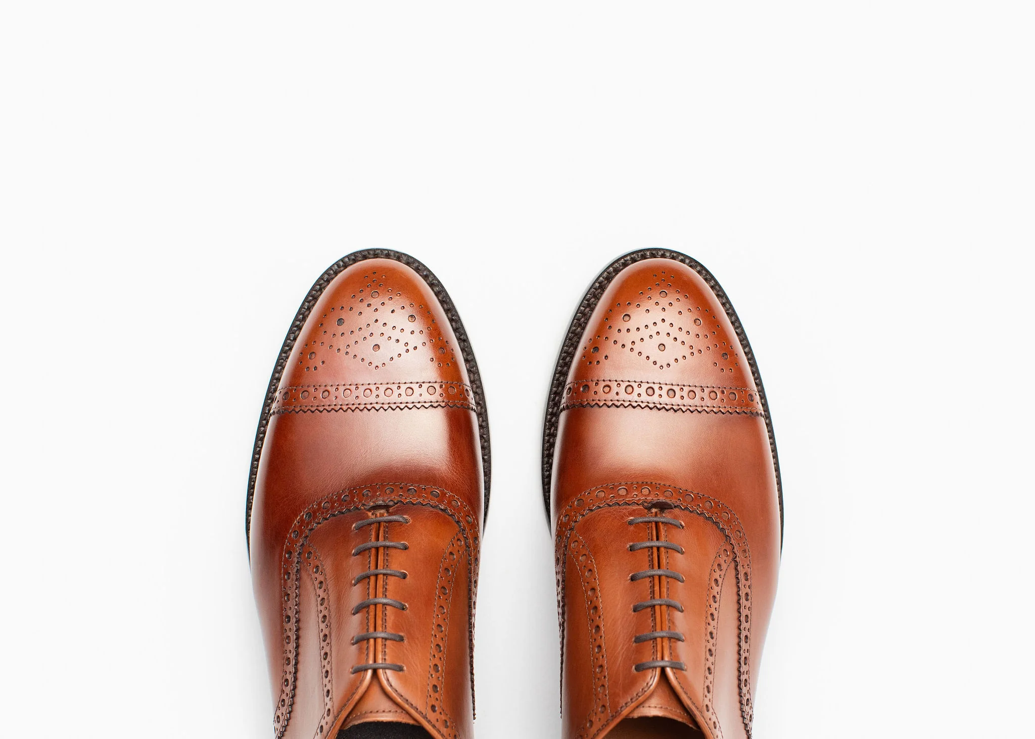 Fairfield Oxford - Chestnut Calf - Image 4