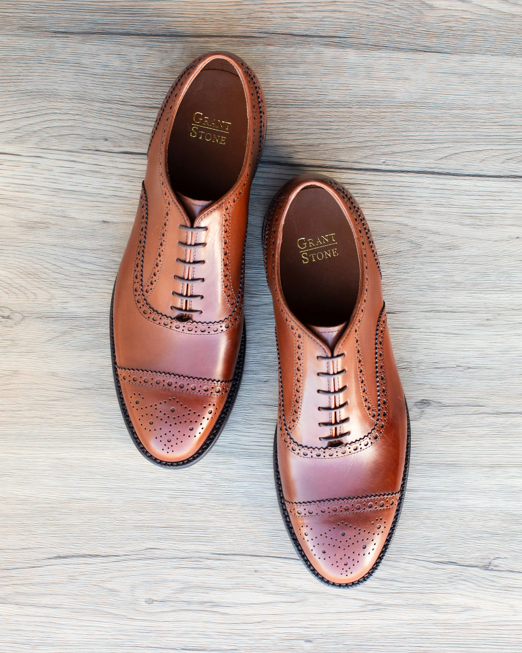 Fairfield Oxford - Chestnut Calf - Image 5