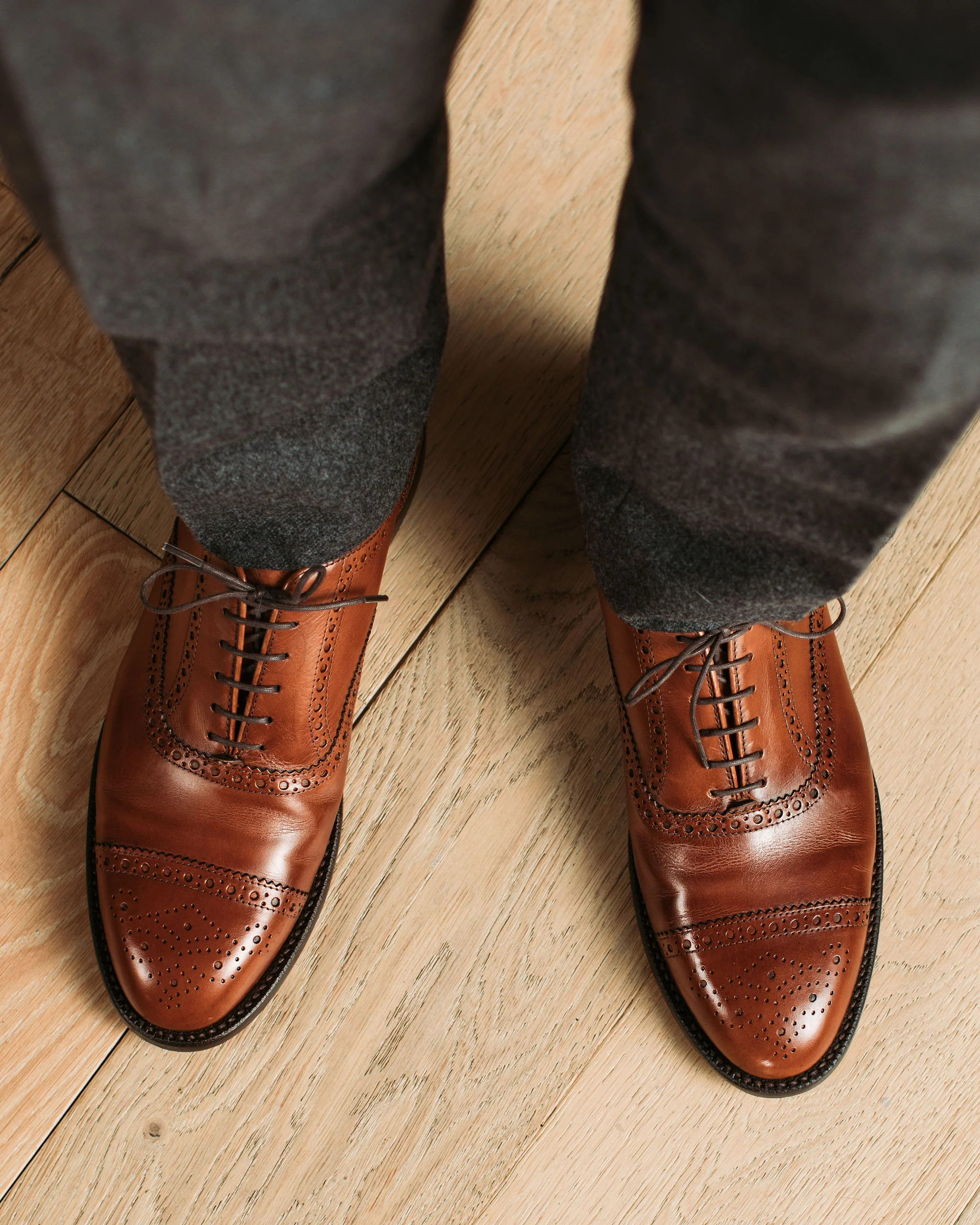 Fairfield Oxford - Chestnut Calf - Image 7