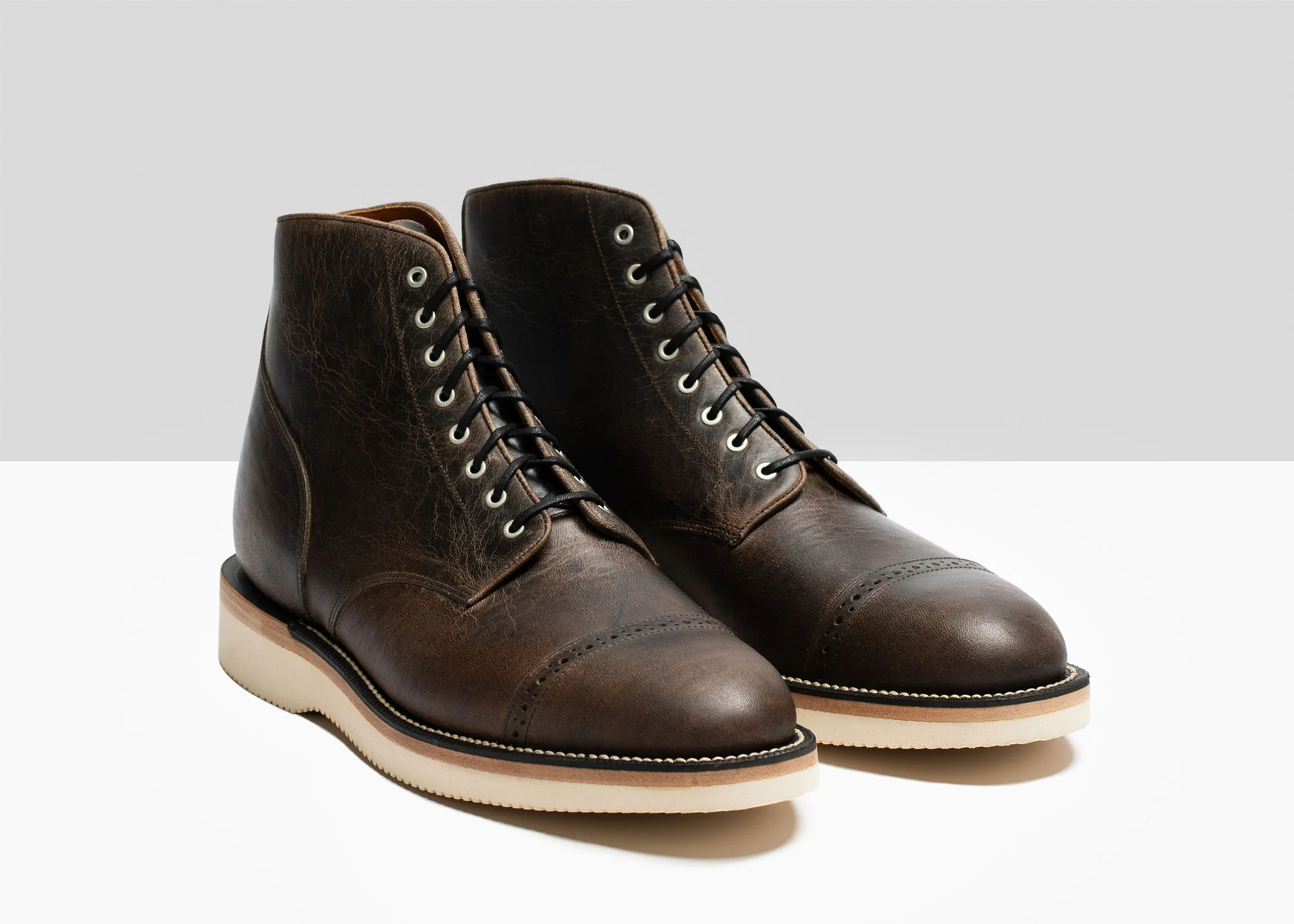 Garrison Boot Black Waxed Deer - Image 4