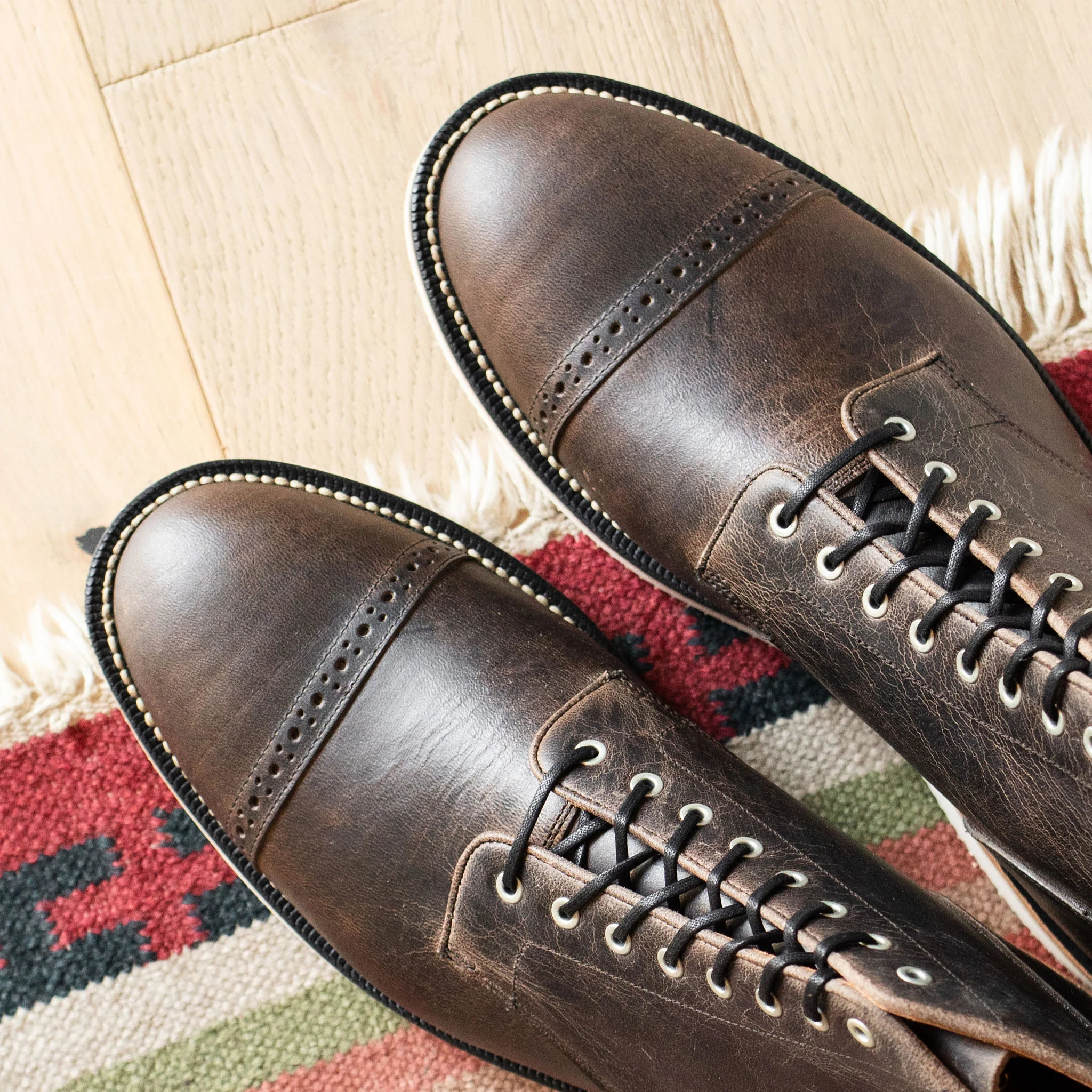Garrison Boot Black Waxed Deer - Image 6