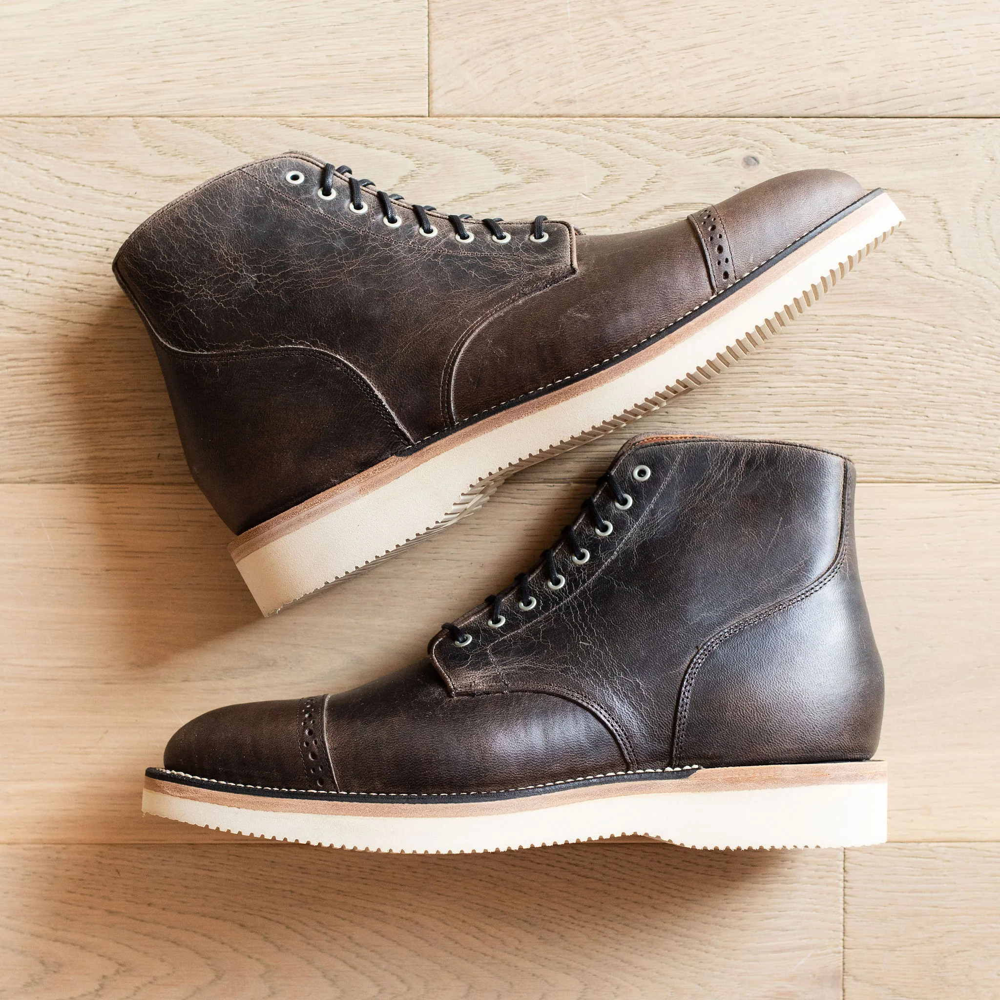 Garrison Boot Black Waxed Deer - Image 7