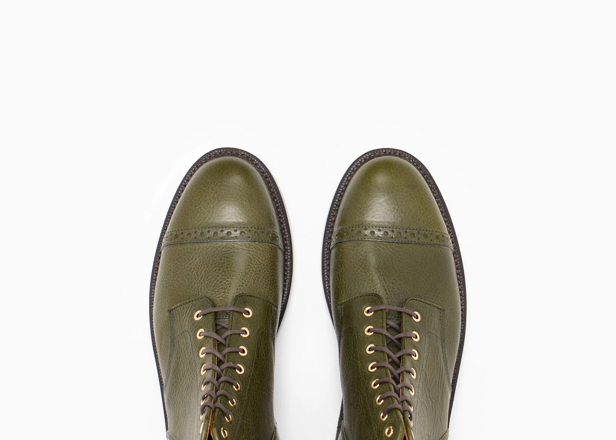 Garrison Boot Olive Minerva Box - Image 3