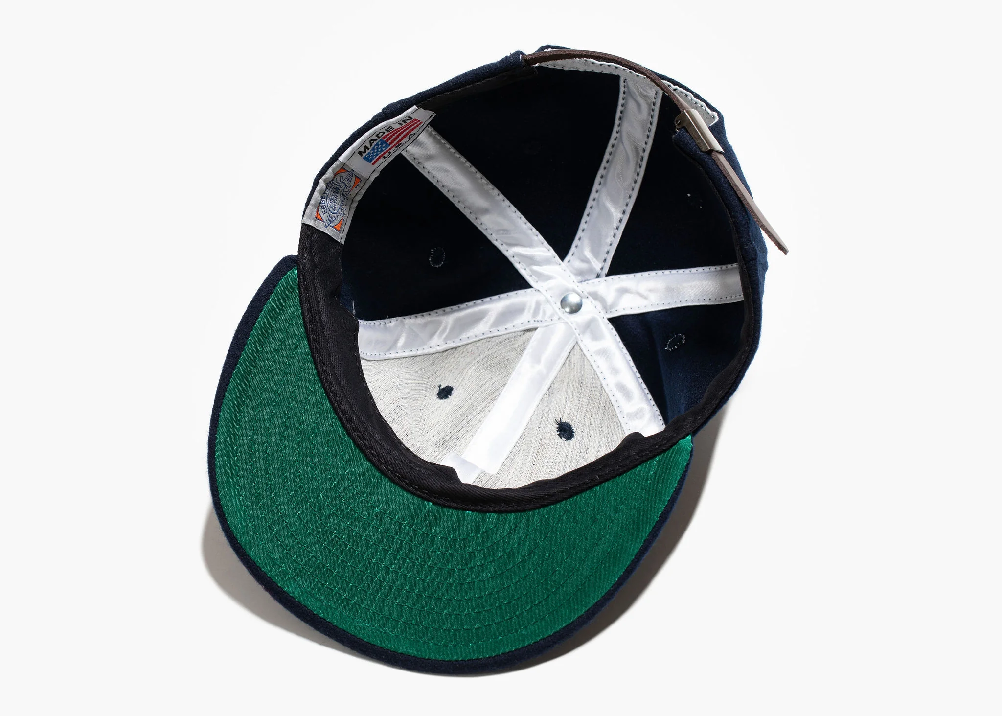 Ebbets x Grant Stone Navy Wool Cap - Image 4