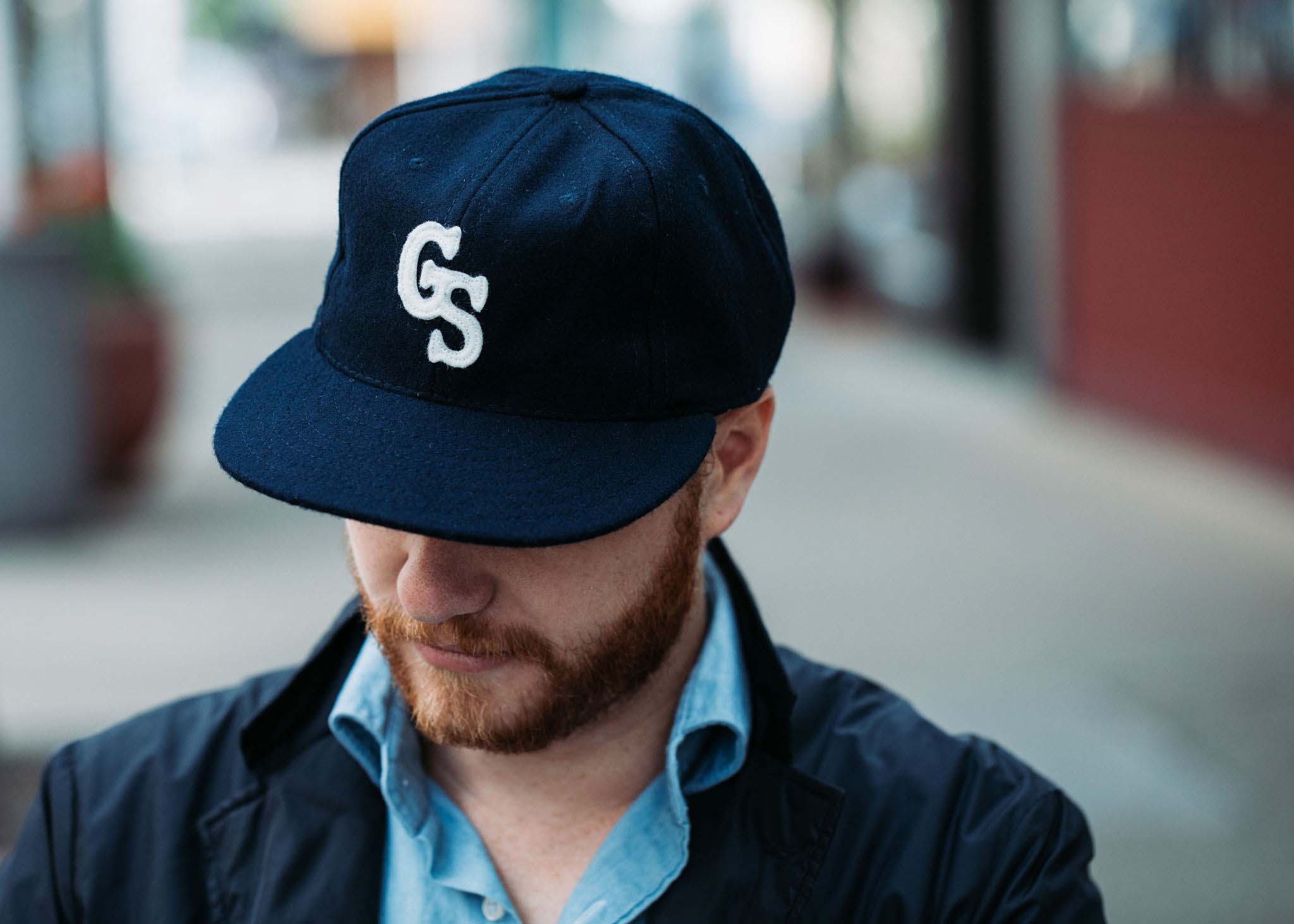 Ebbets x Grant Stone Navy Wool Cap - Image 6