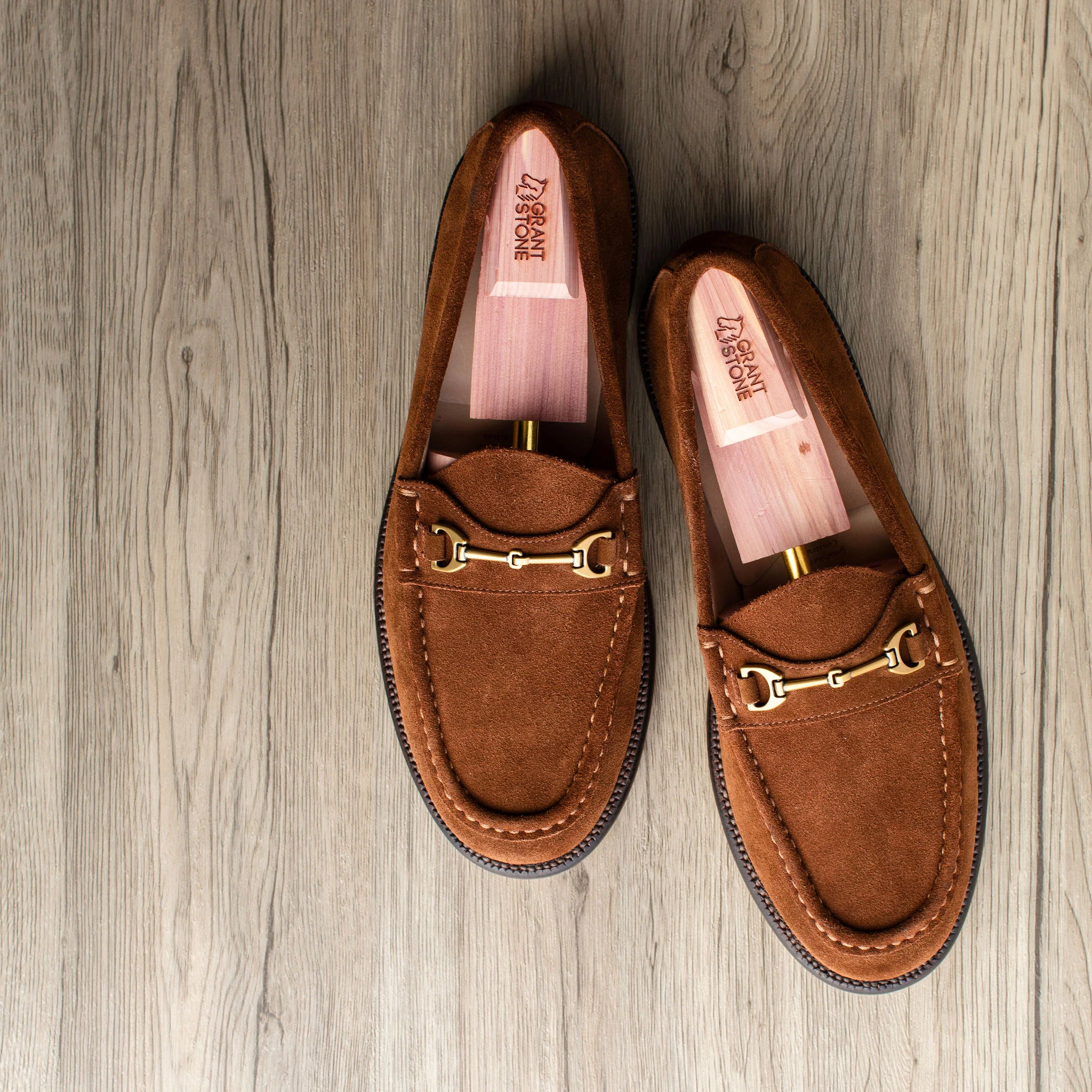 Horsebit Loafer Bourbon Suede - Image 6