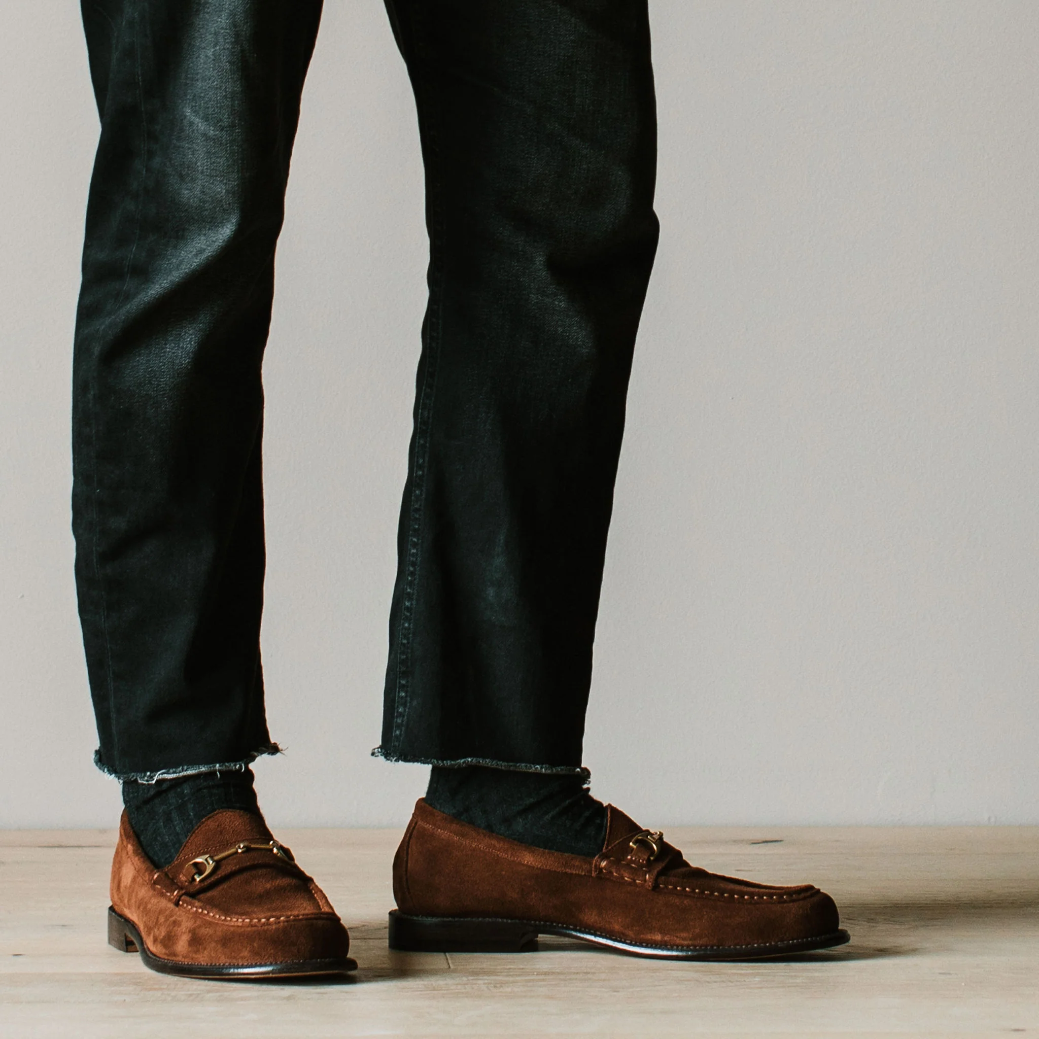 Horsebit Loafer Bourbon Suede - Image 8