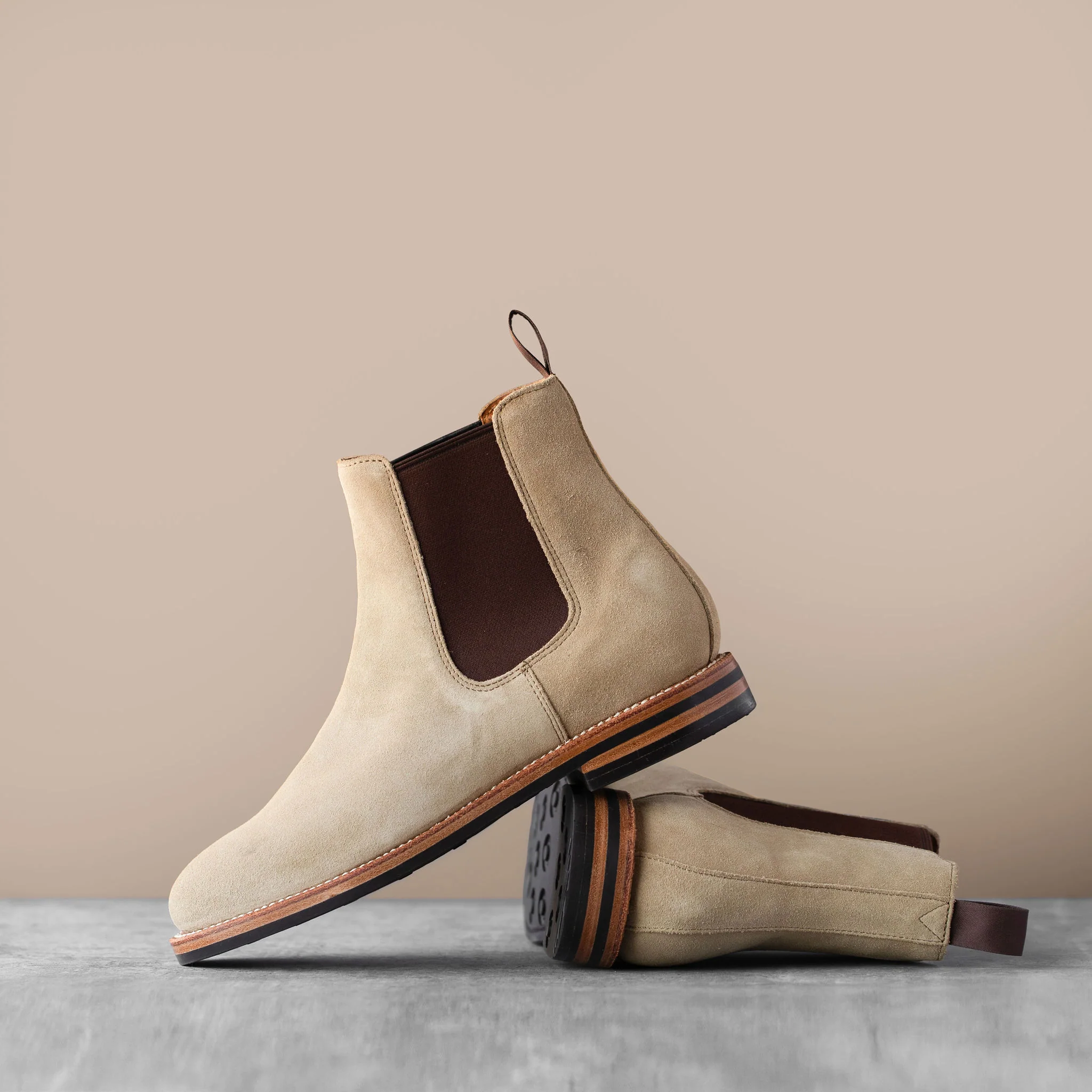 Josephine Chelsea Boot Tan Suede - Image 5