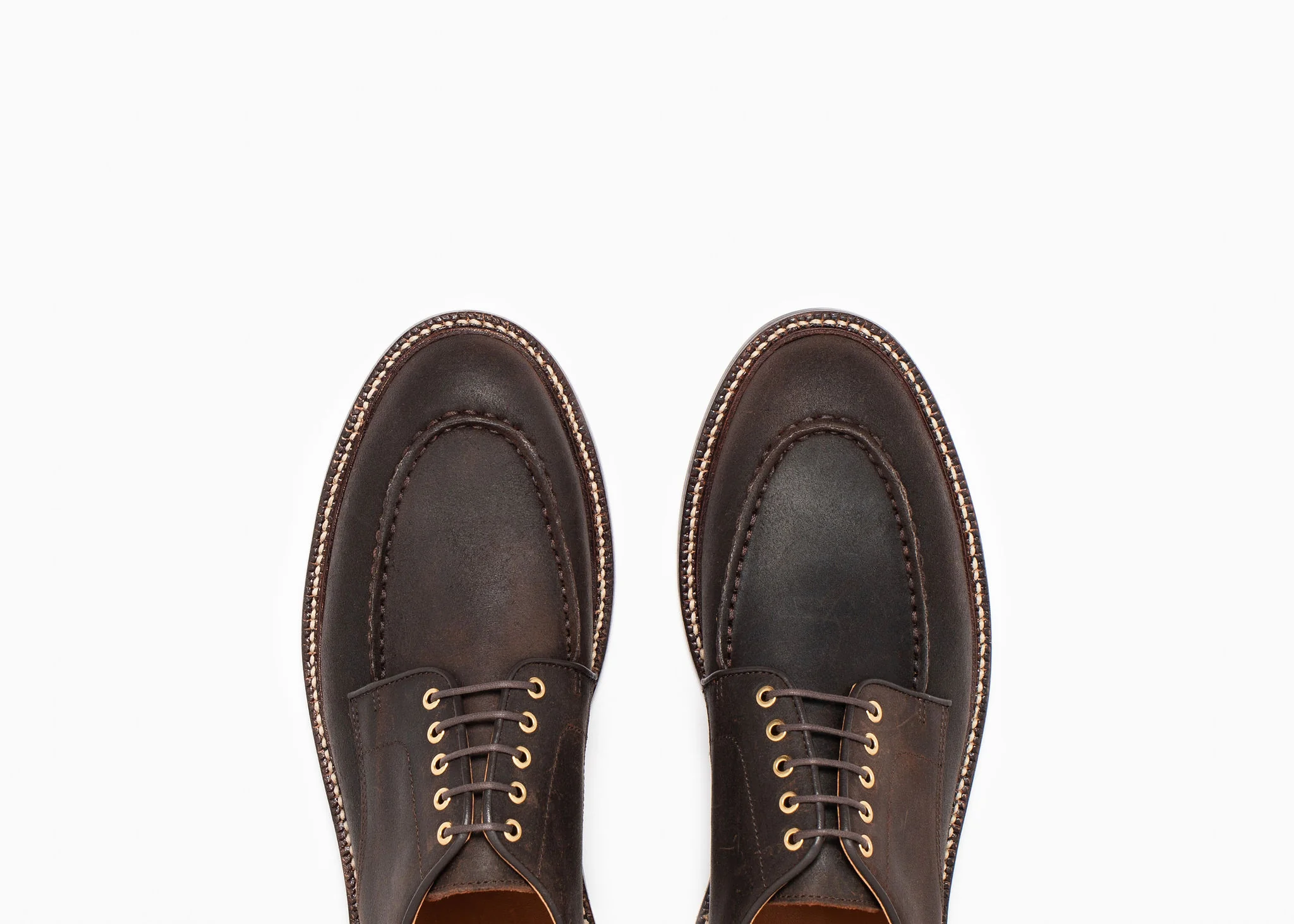 Moc Toe Derby Tobacco Waxed Commander - Image 3