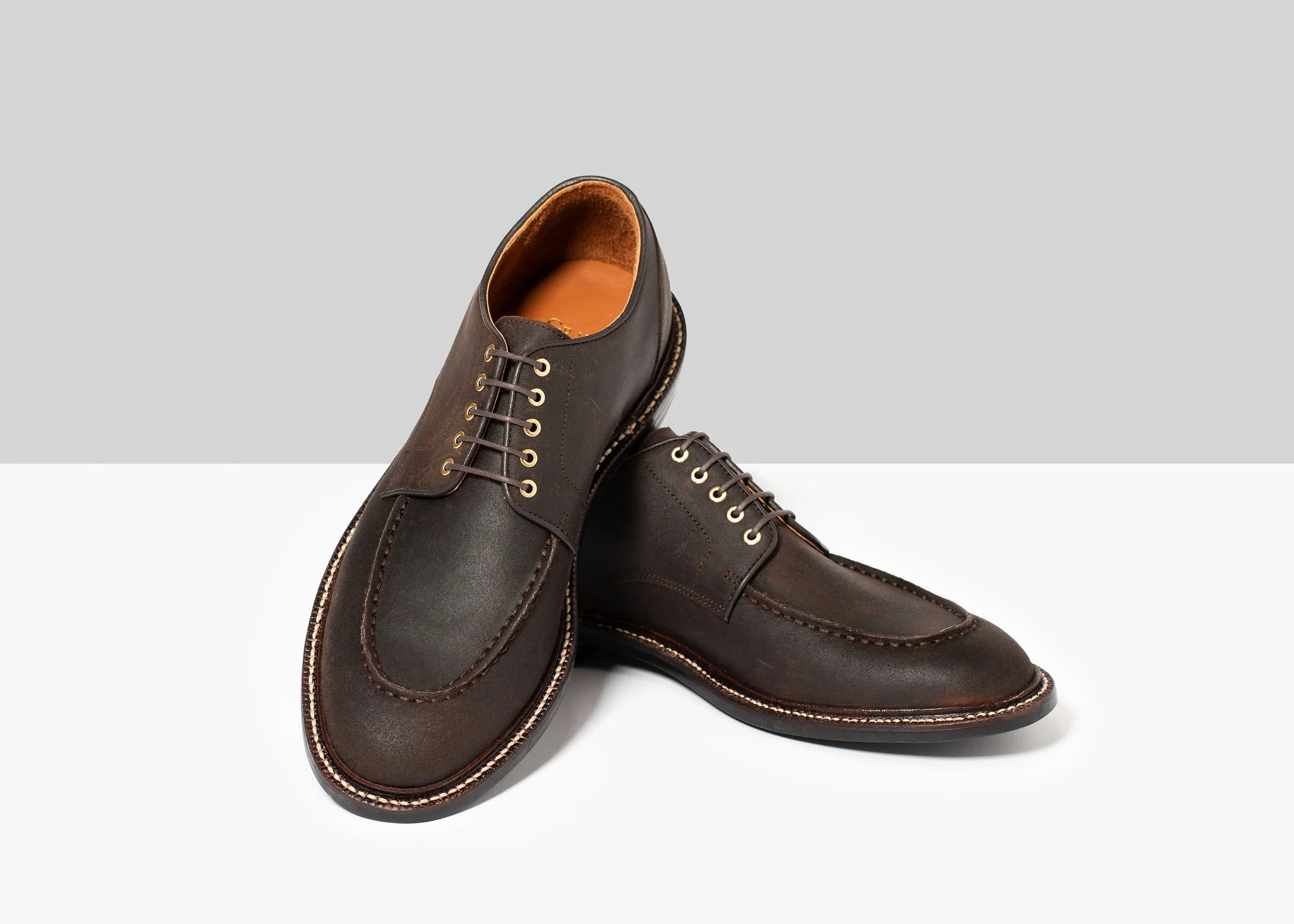 Moc Toe Derby Tobacco Waxed Commander - Image 4