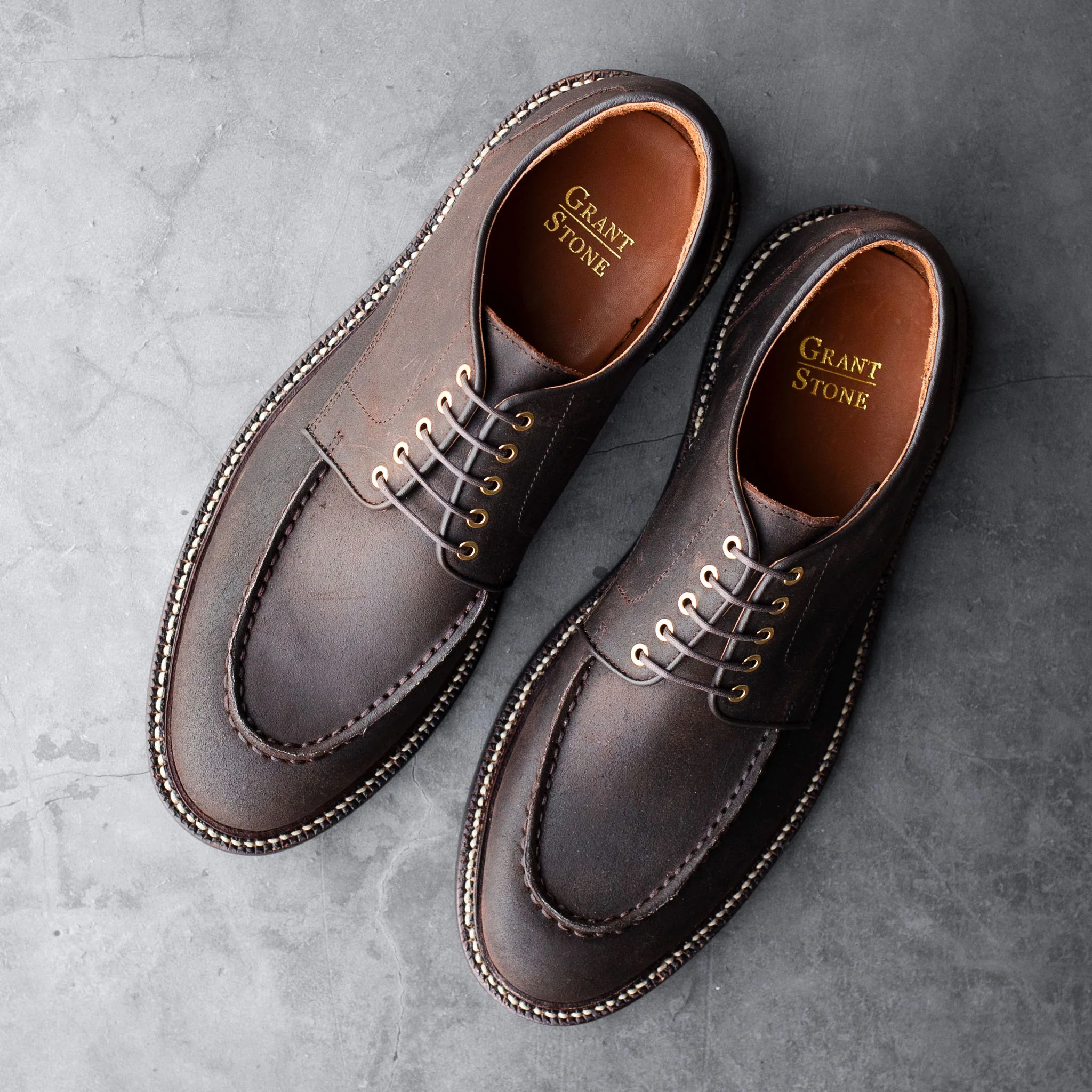 Moc Toe Derby Tobacco Waxed Commander - Image 5