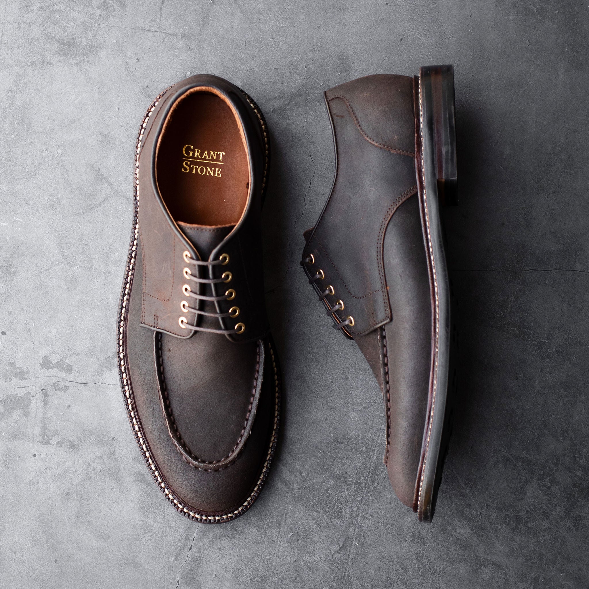 Moc Toe Derby Tobacco Waxed Commander - Image 6