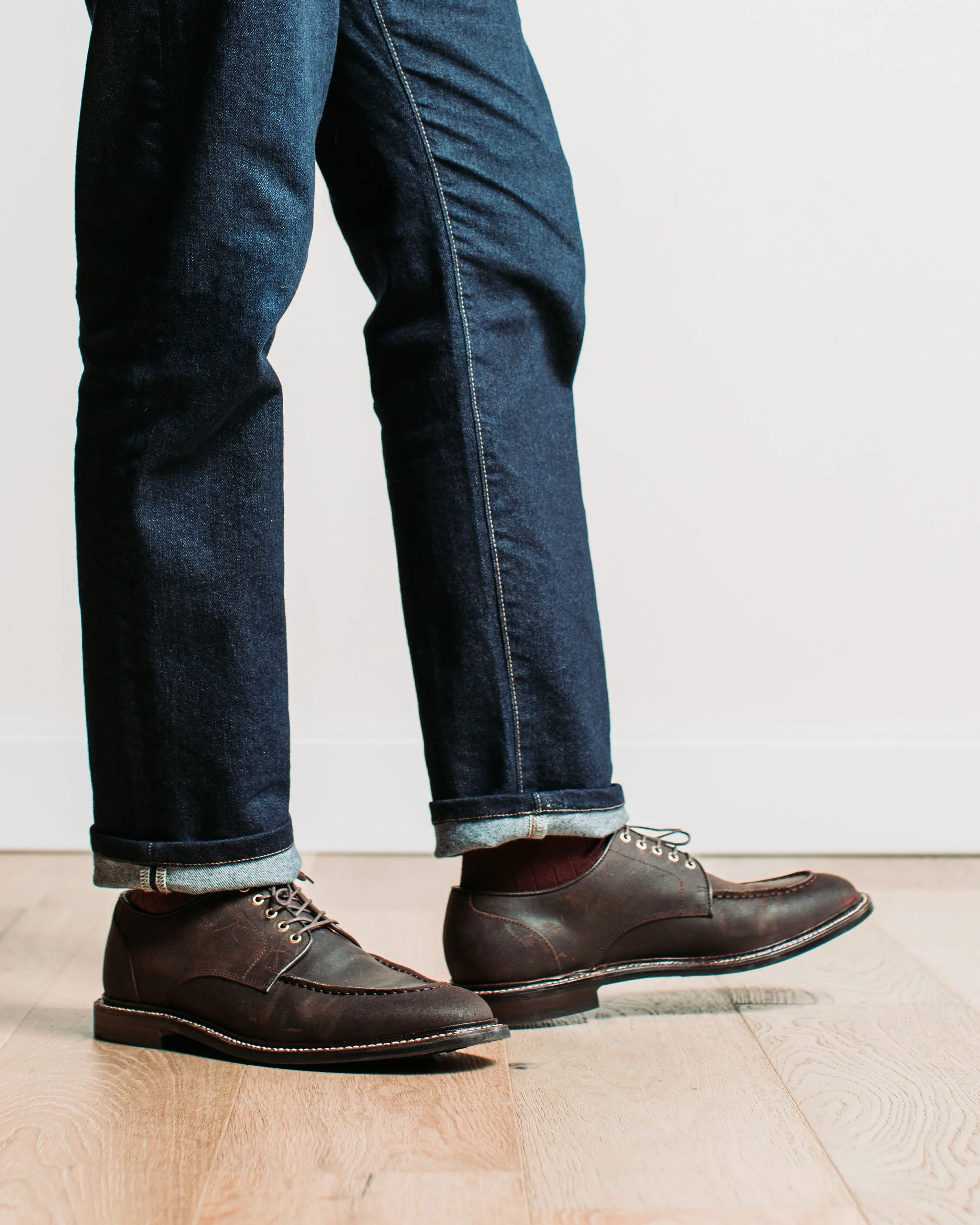 Moc Toe Derby Tobacco Waxed Commander - Image 7