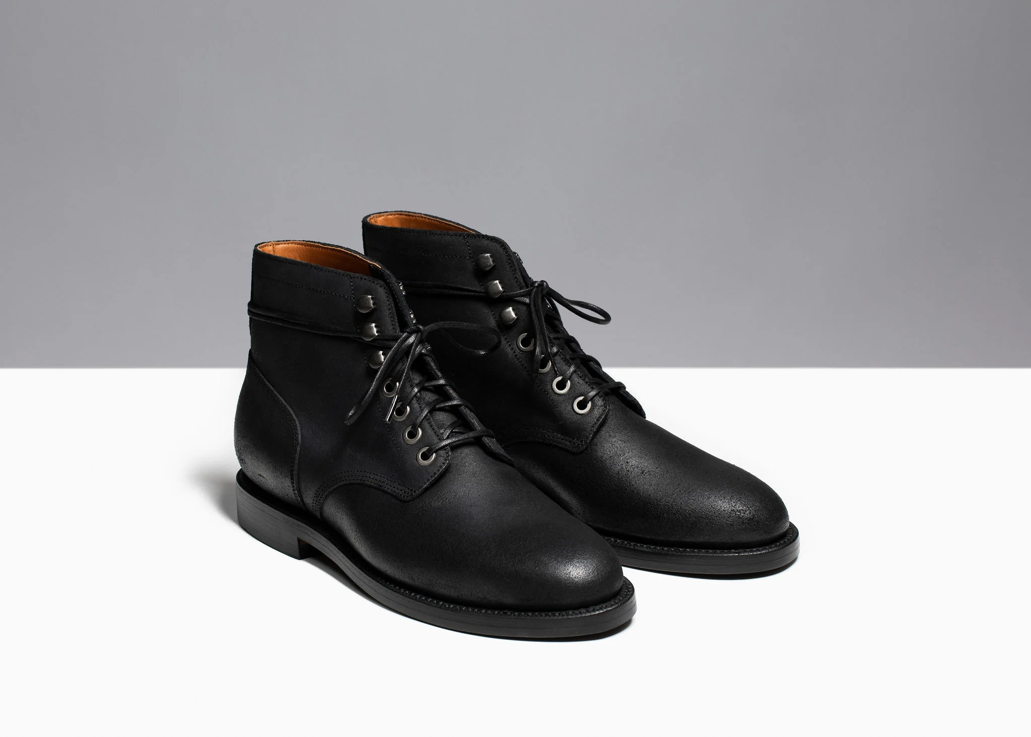 Nora Boot Black Waxed Commander - Image 4