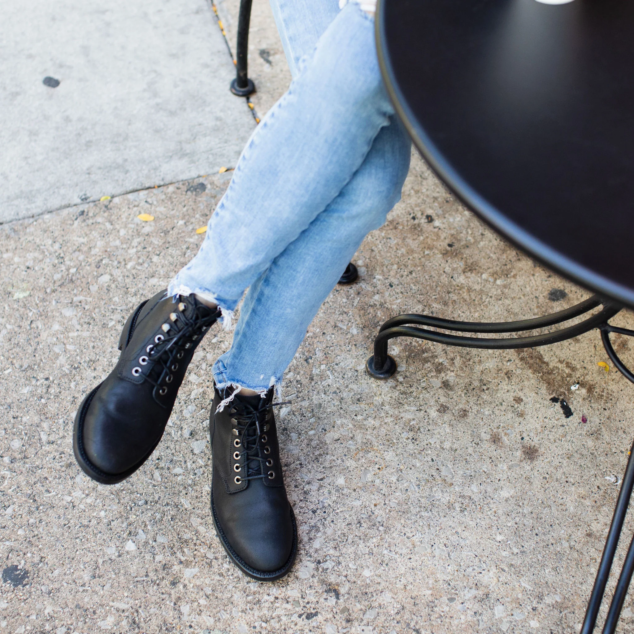 Nora Boot Black Waxed Commander - Image 5