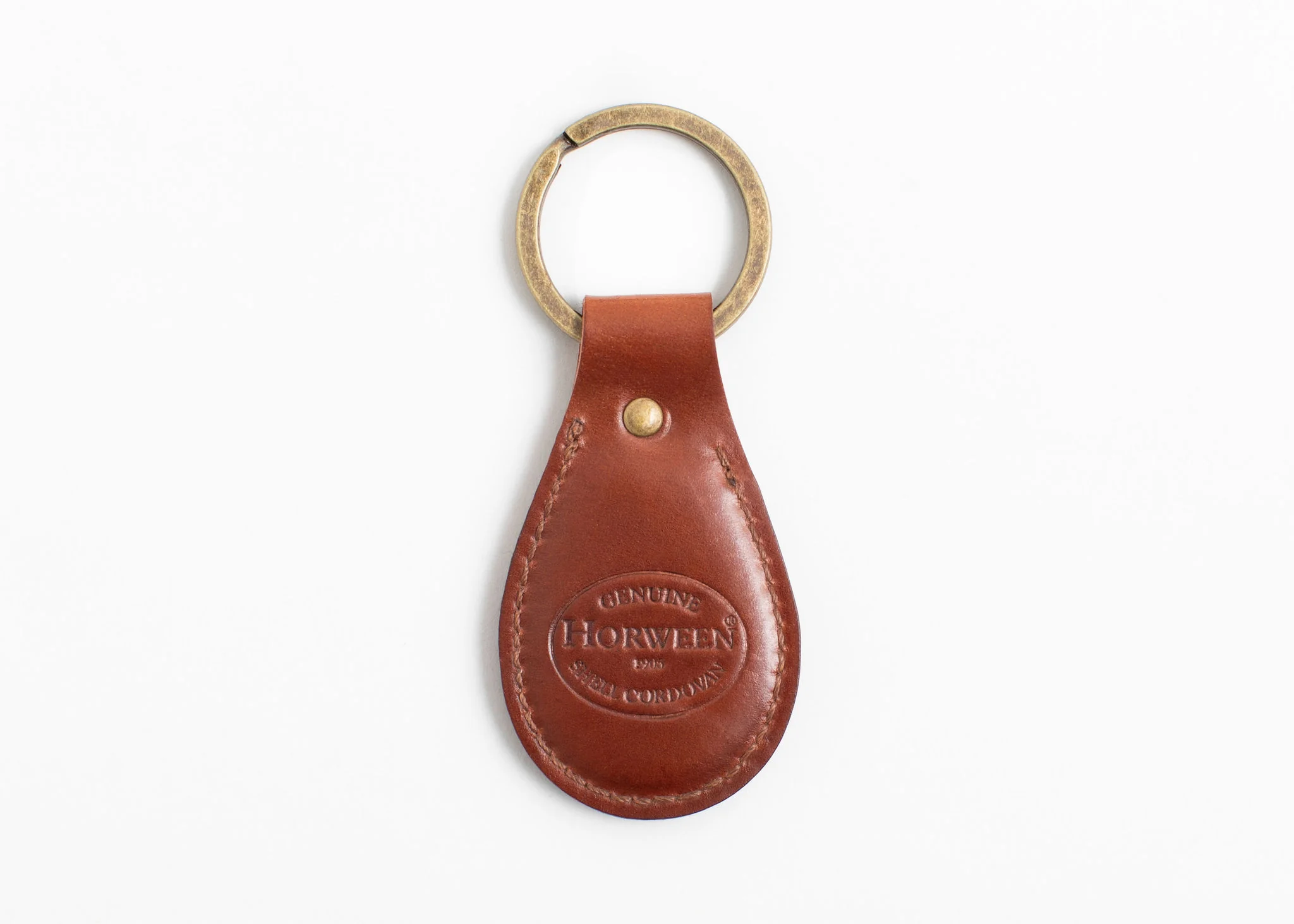 Honey Glazed Shell Cordovan Key Fob - Image 3