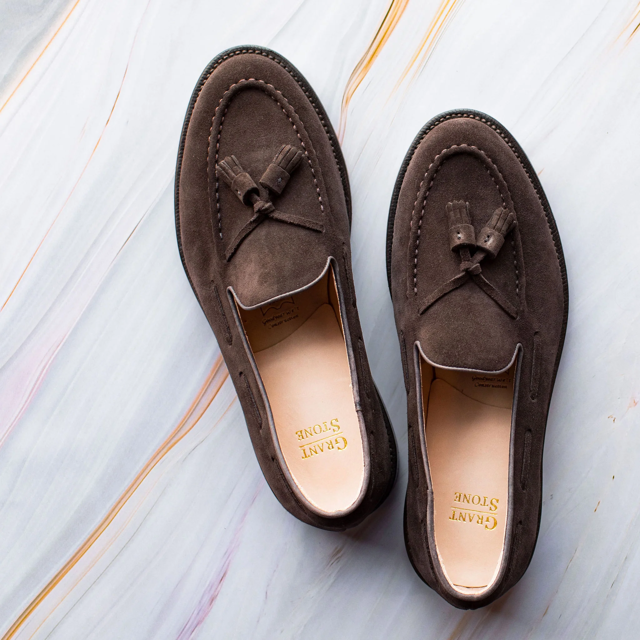 Tassel Loafer Espresso Suede - Image 5