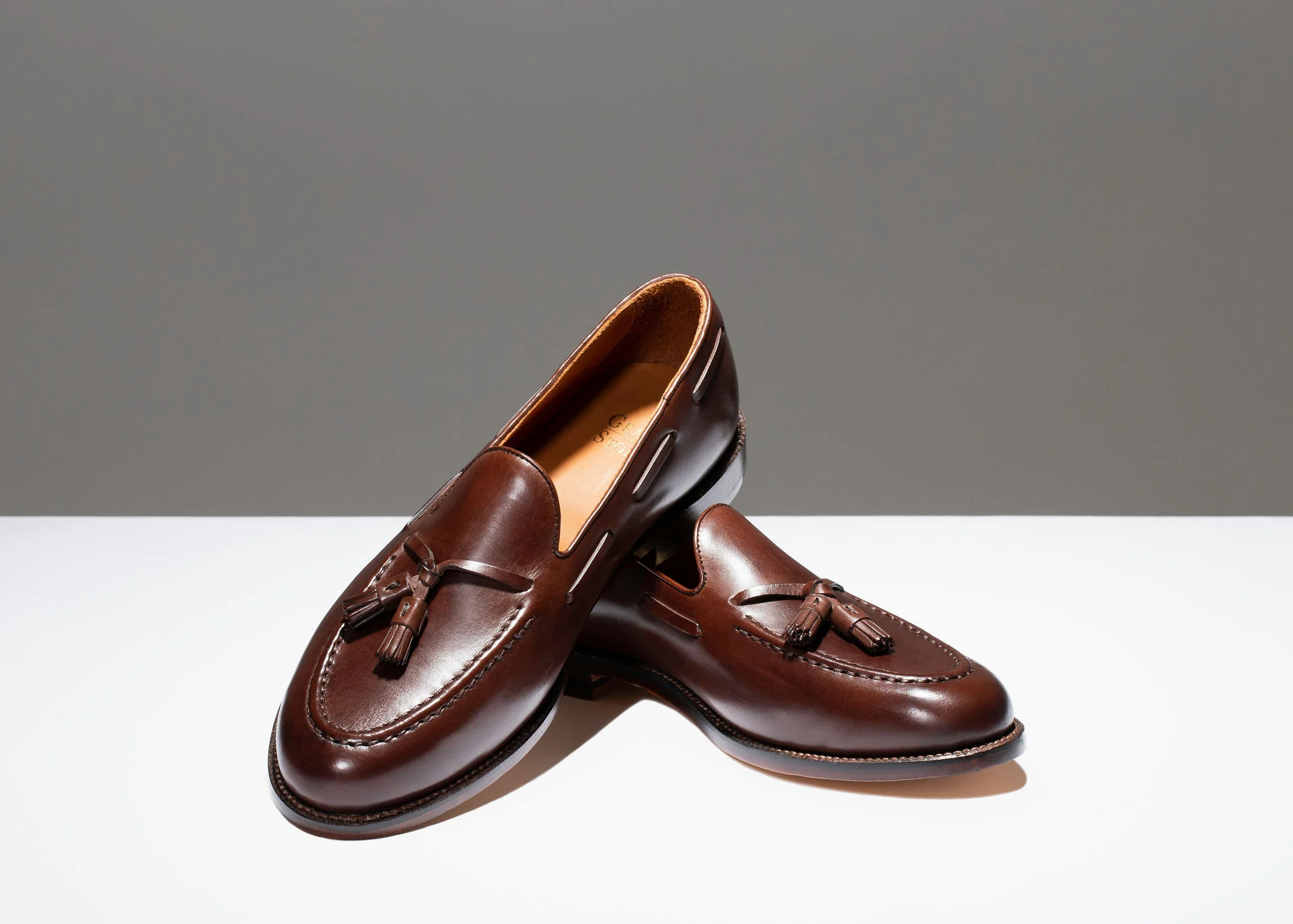 Tassel Loafer Tobacco Calf - Image 4