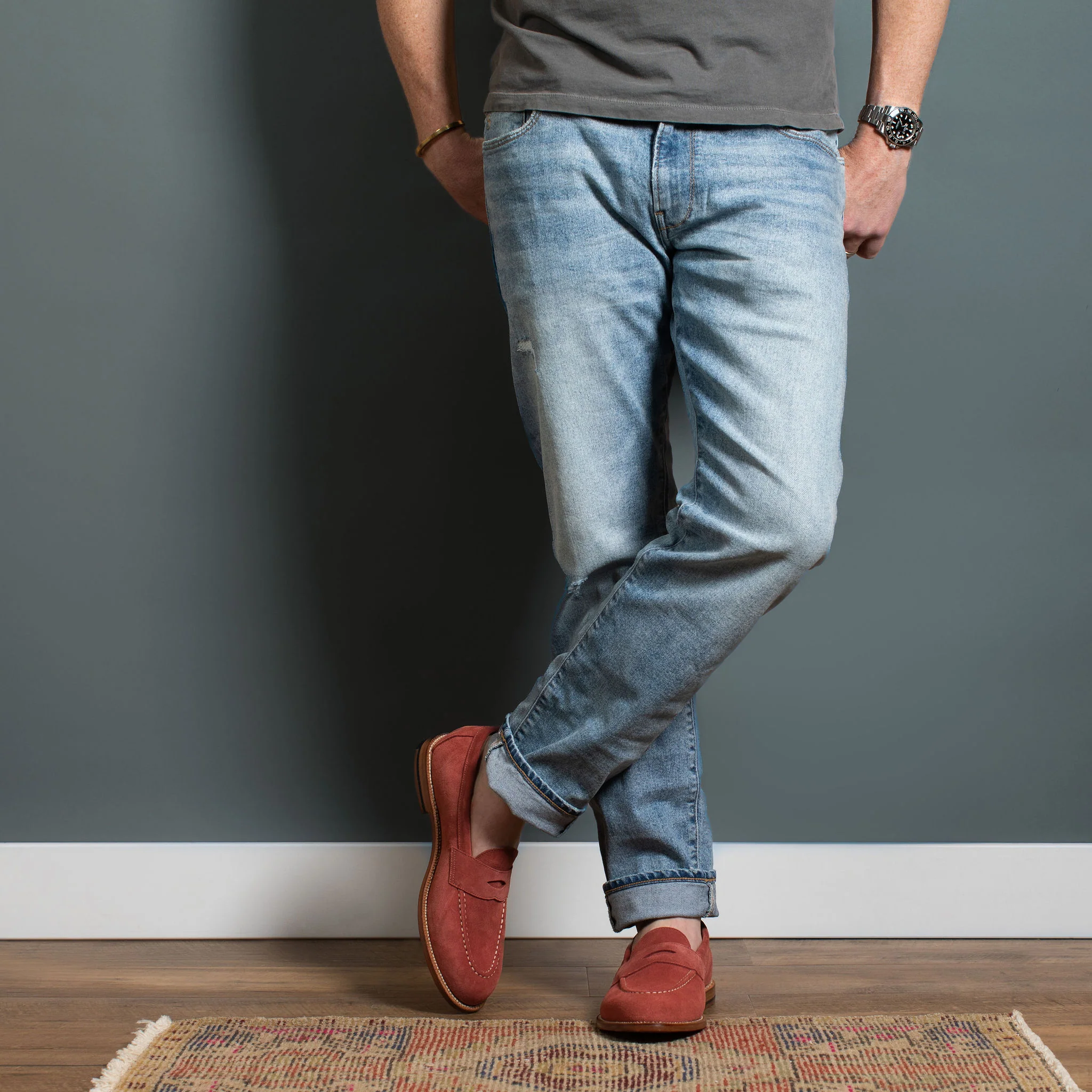 Traveler Penny Coral Suede - Image 8