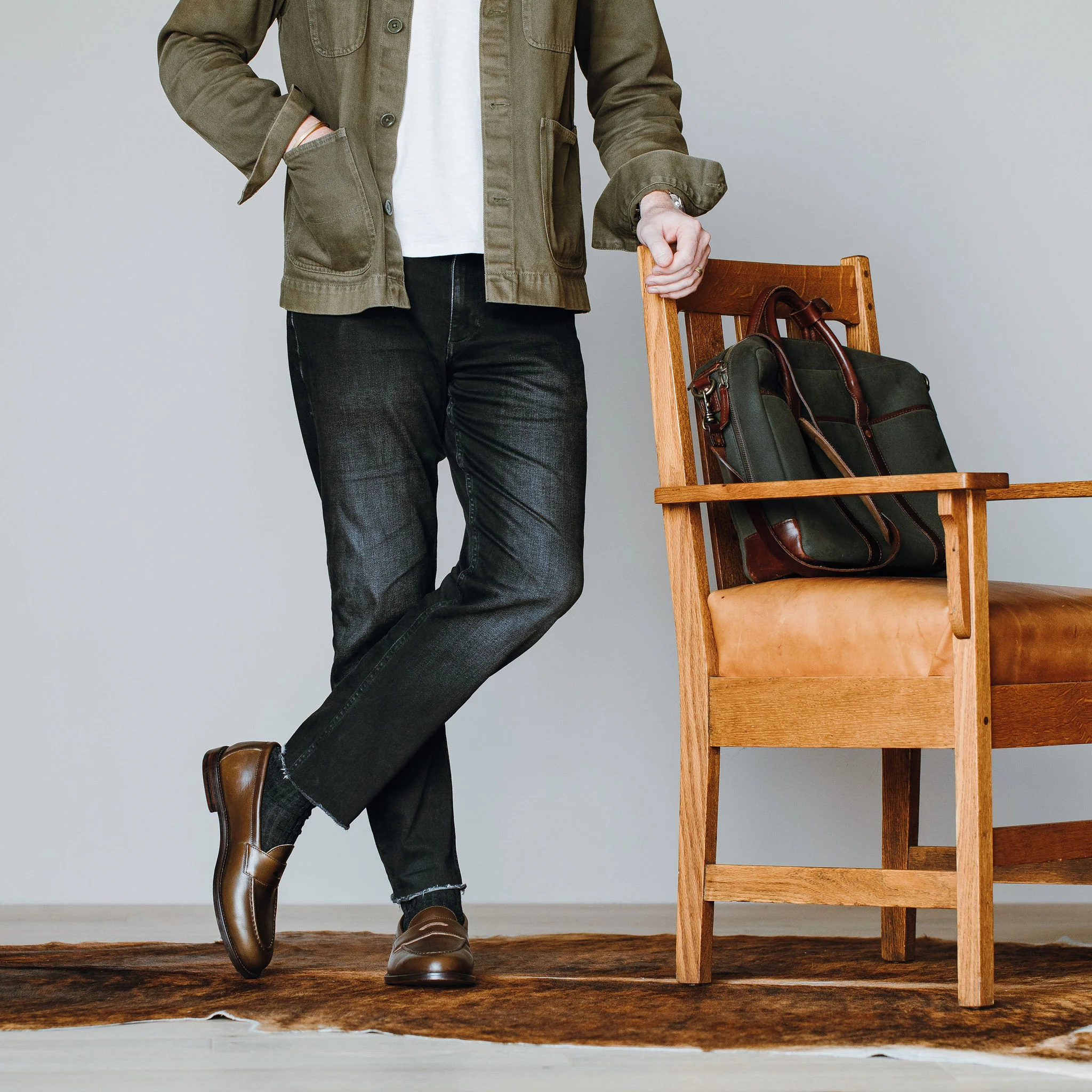 Traveler Penny Dark Olive Chromexcel - Image 7